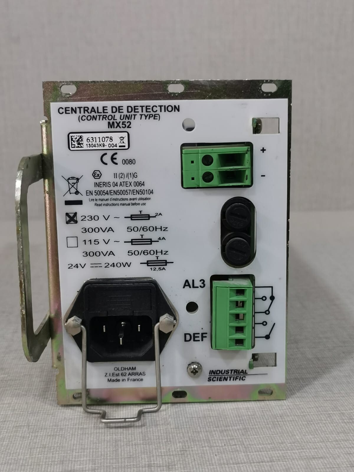 Oldham MX52 Gas Detection Control Unit Type 6311078