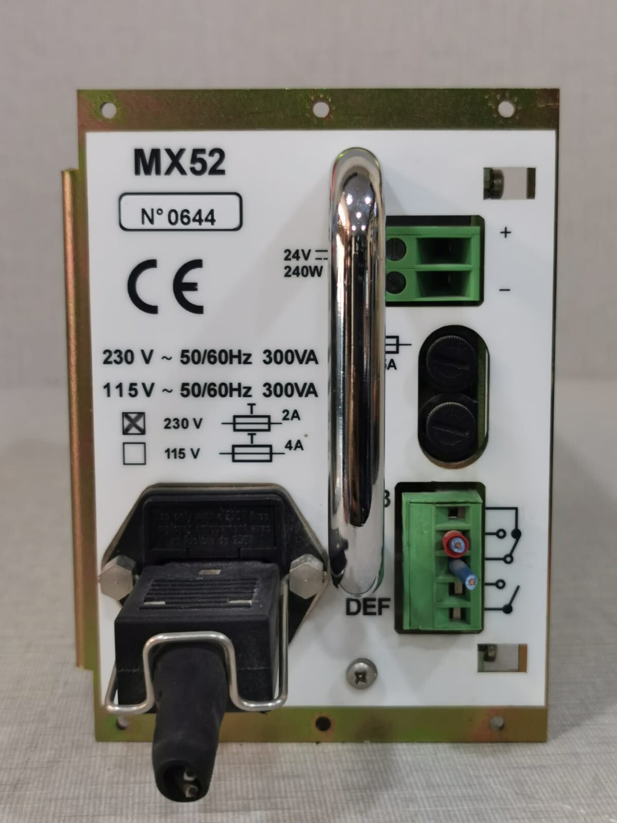 Oldham MX52 Oldham MX52 Gas Detection Control Unit Type 2