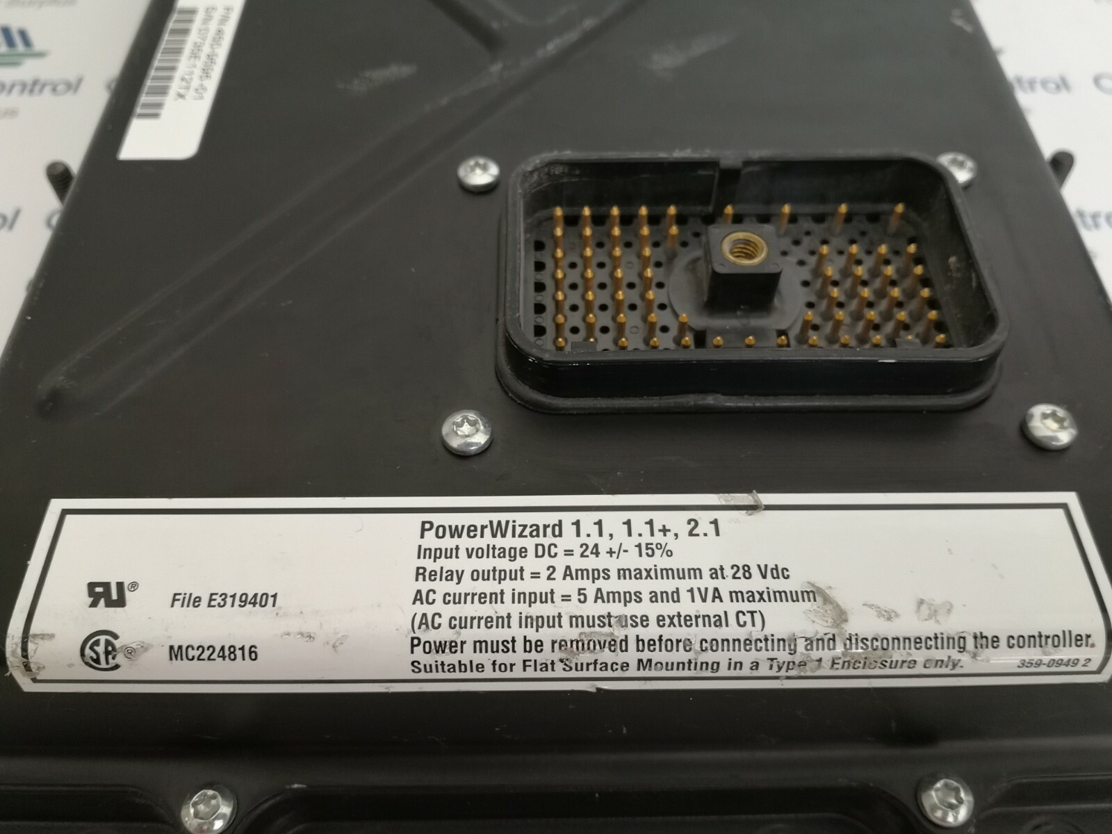 Digital 2.1 PowerWizard 2.1 Digital Control Panel FGWilson PowerWizard 1.1.1.1+2.1 5