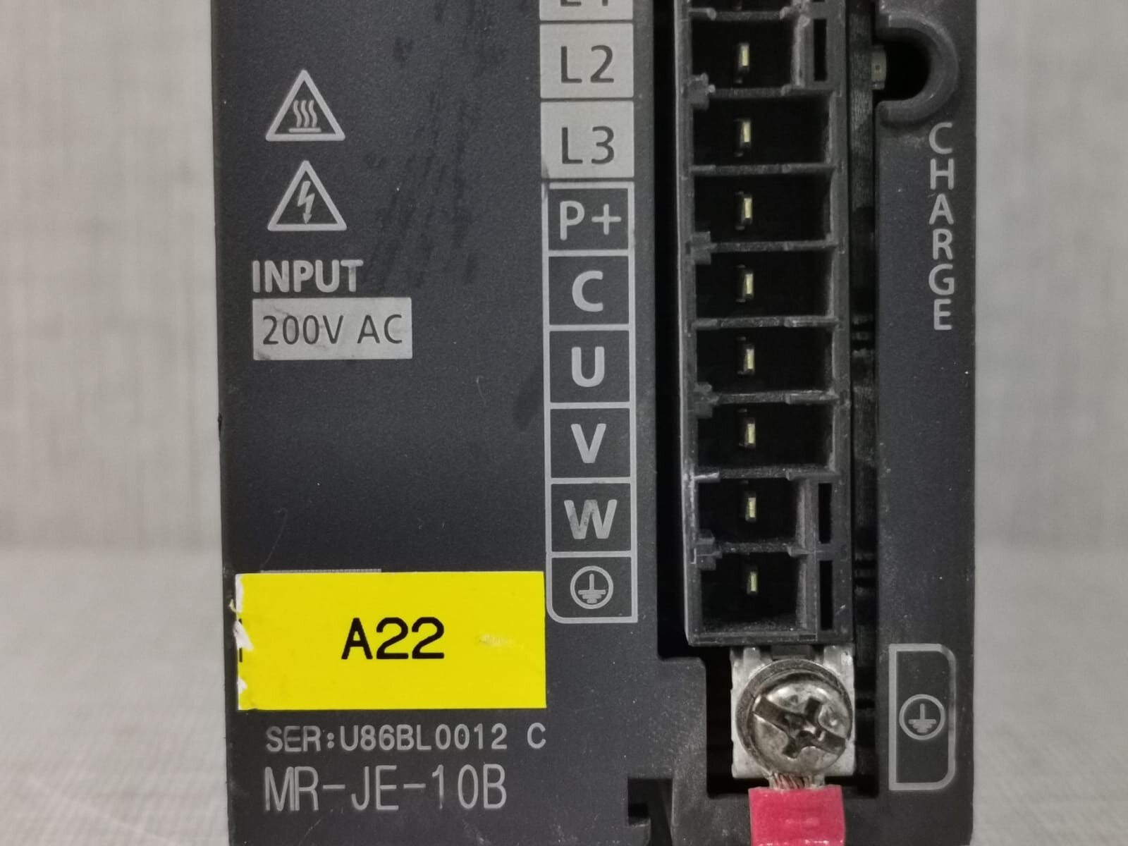 Mitsubishi JE-10B Mitsubishi MR-JE-10B MRJE10B Servo Drive 3