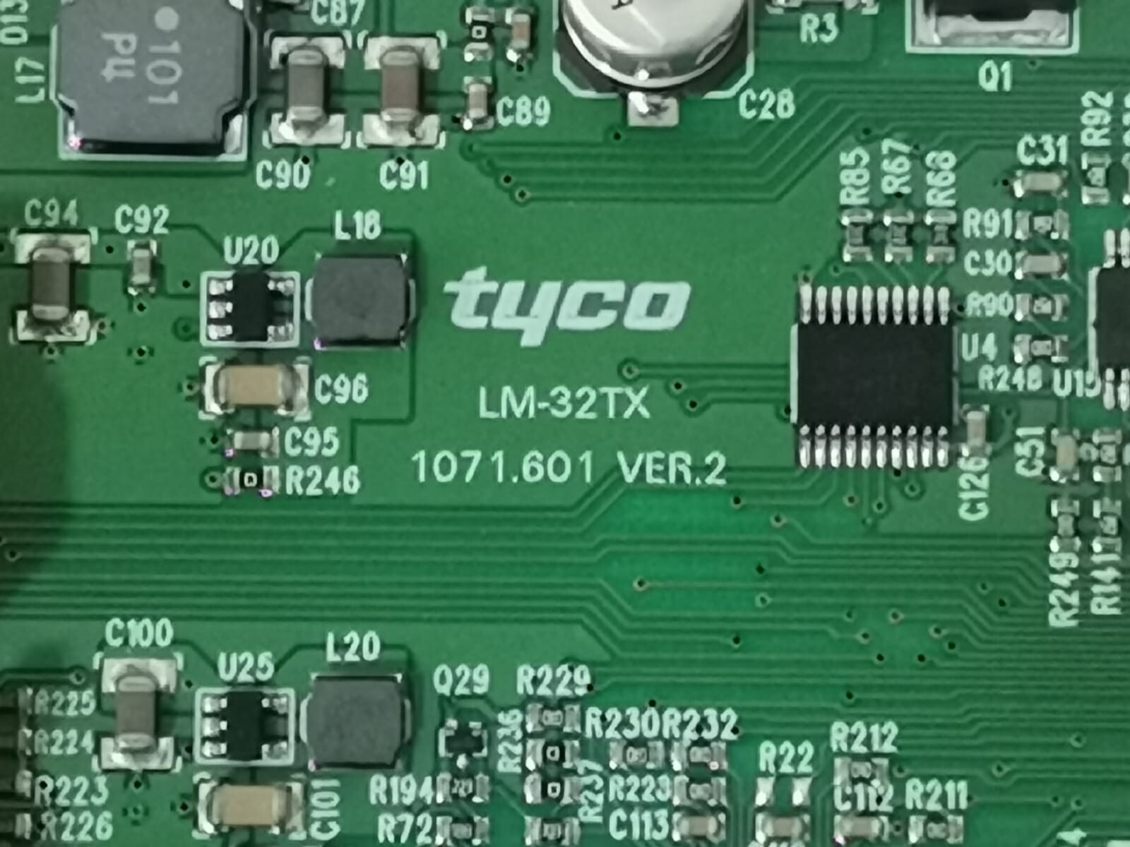 Tyco LM-32TX Tyco LM-32TX Fire and Security PCB Card 3