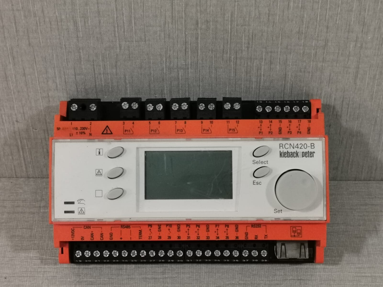 KIEBACK & PETER RCN420-B ROOM CONTROLLER