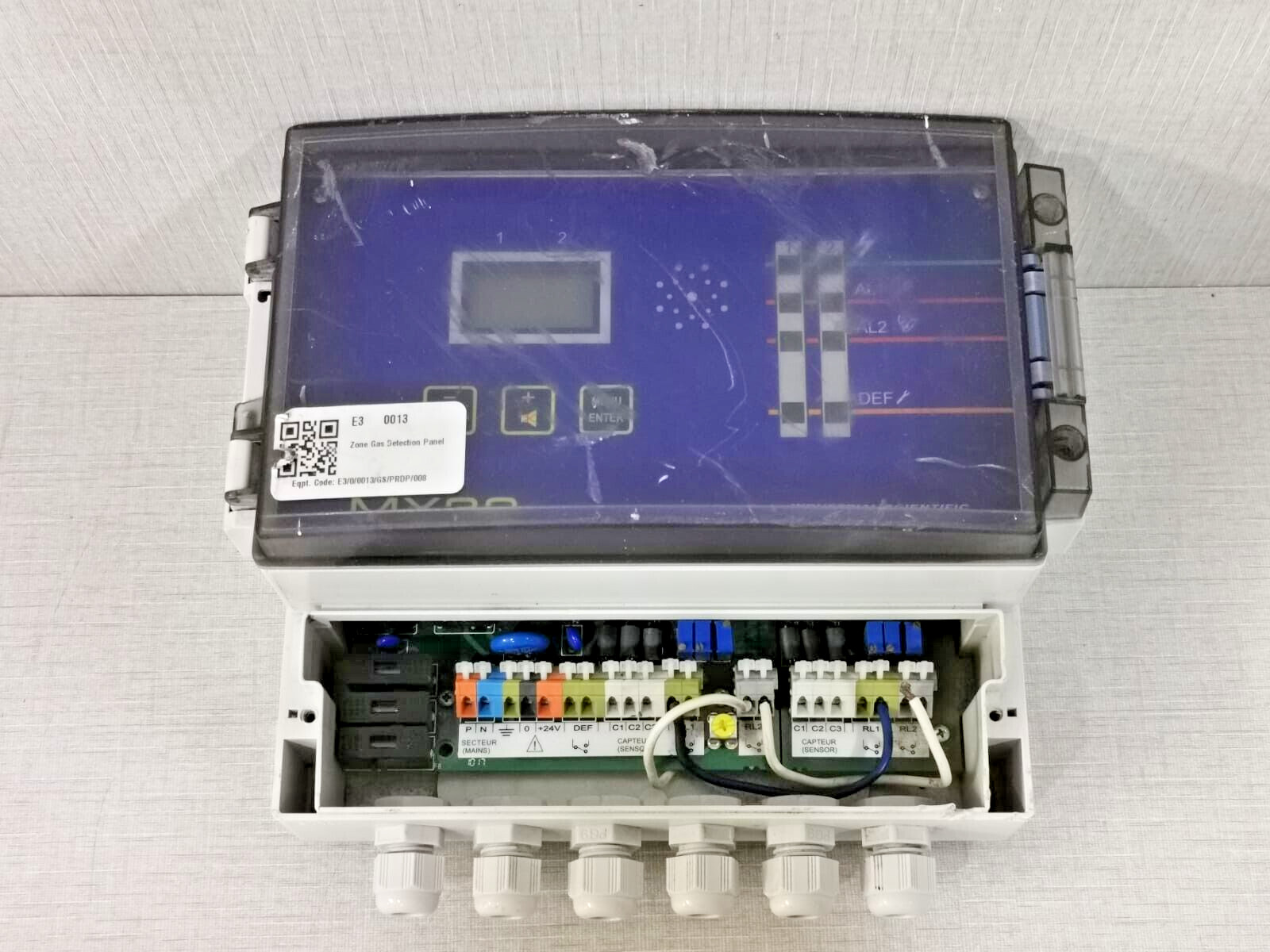 OLDHAM MX32 CONTROL UNIT TYPE 2 CHANNEL 220V 50/60Hz 24V -WITHOUT COVER