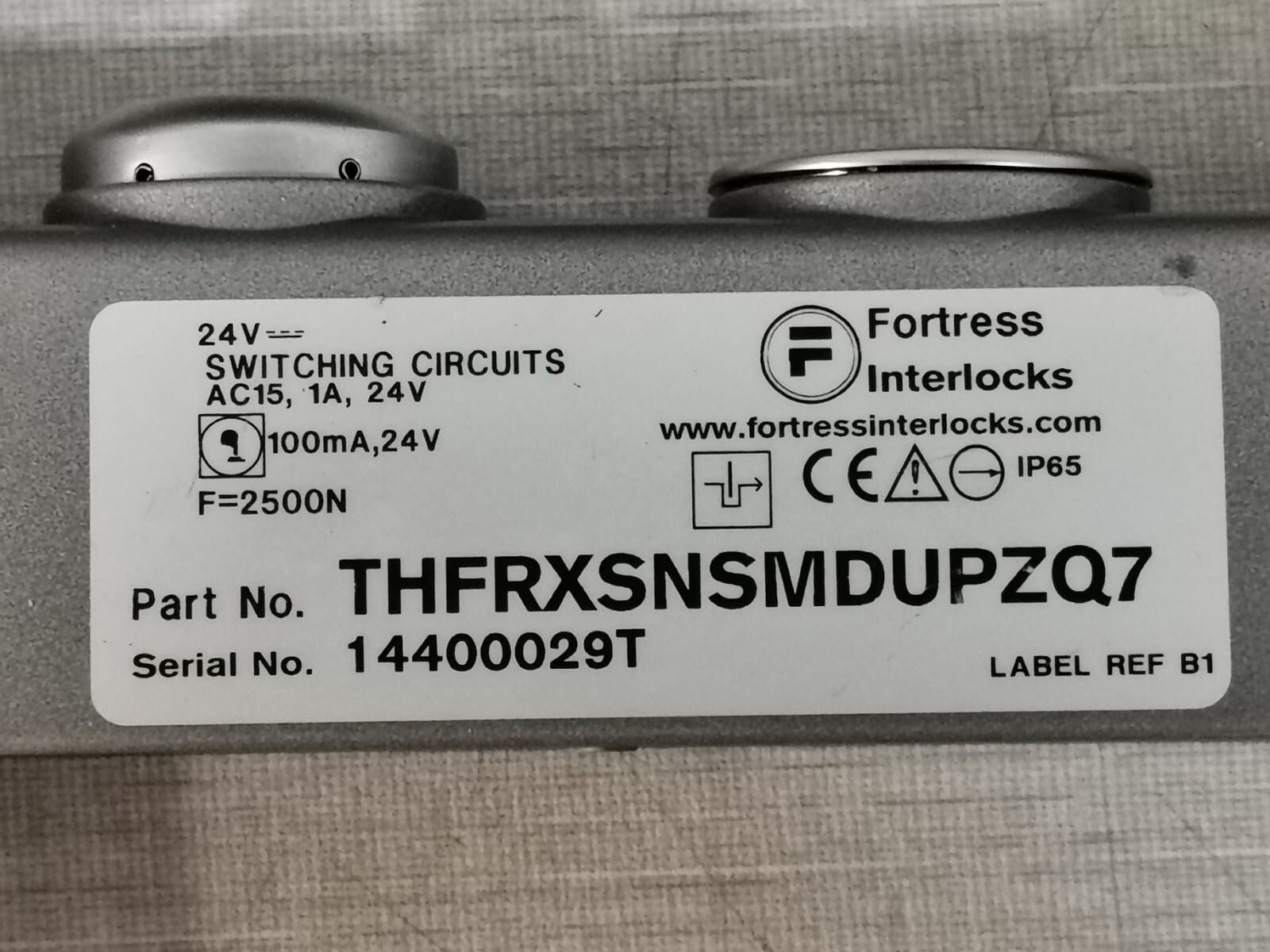 FORTRESS INTERLOCKS THFRXSNSMDUPZQ7 FORTRESS INTERLOCKS TGARD KIT THFRXSNSMDUPZQ7, THESSQ1, THSSMDLW1, THFSNABBF 4