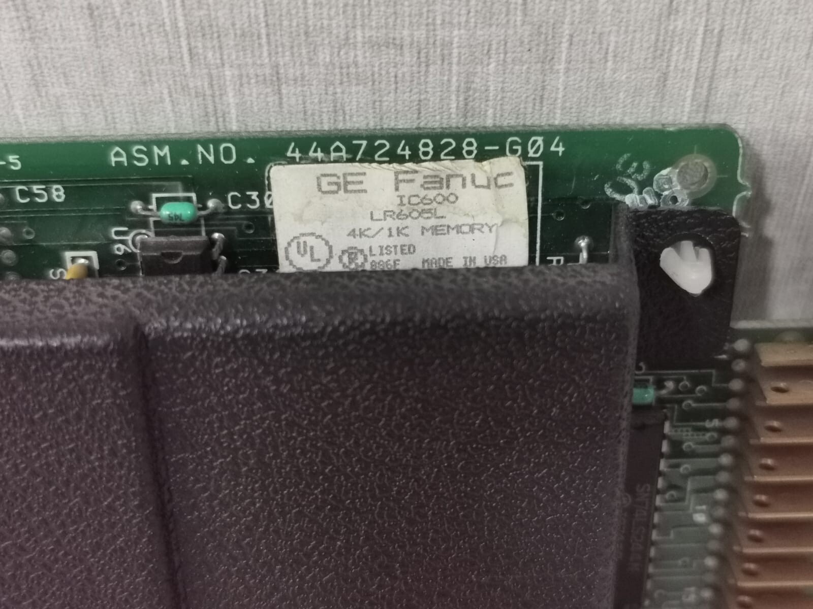 GE IC600-LR605L GE Fanuc IC600-LR605L 4K/1K Memory Module PCB 4