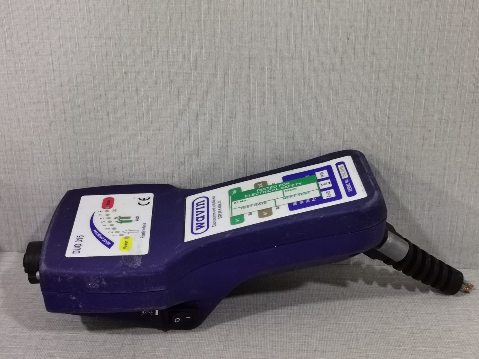 WAVIN DUO-315 WAVIN DUO 315 Electrofusion Unit 5