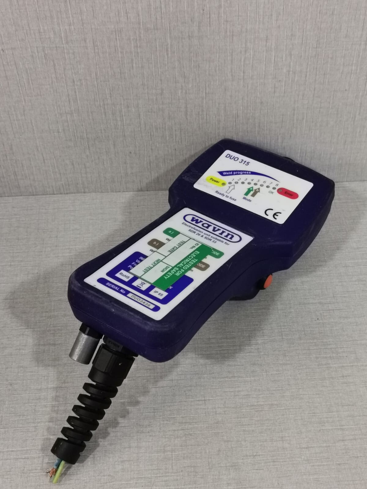 WAVIN DUO-315 WAVIN DUO 315 Electrofusion Unit 7
