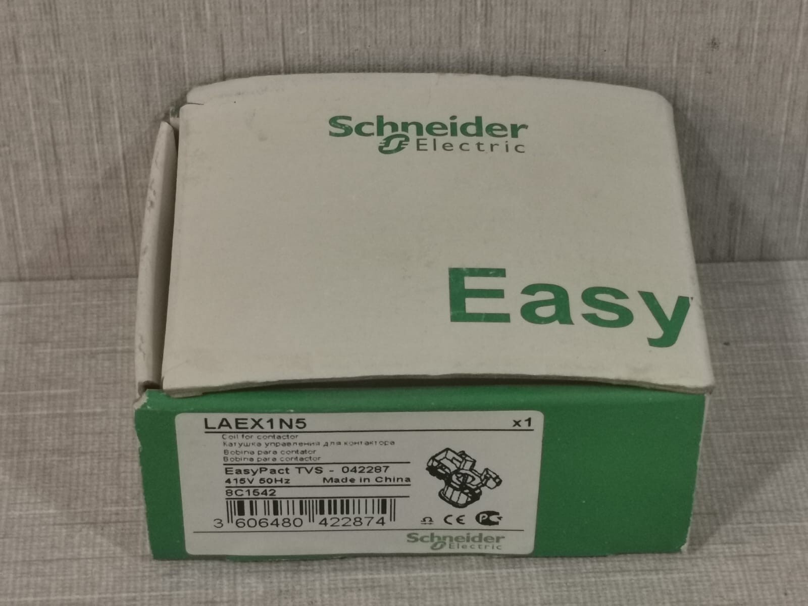 Schneider Electric LAEX1N5 SCHNEIDER EASYPACT TVS-042287 LAEX1N5 415V 50Hz COIL FOR CONTACTOR 2