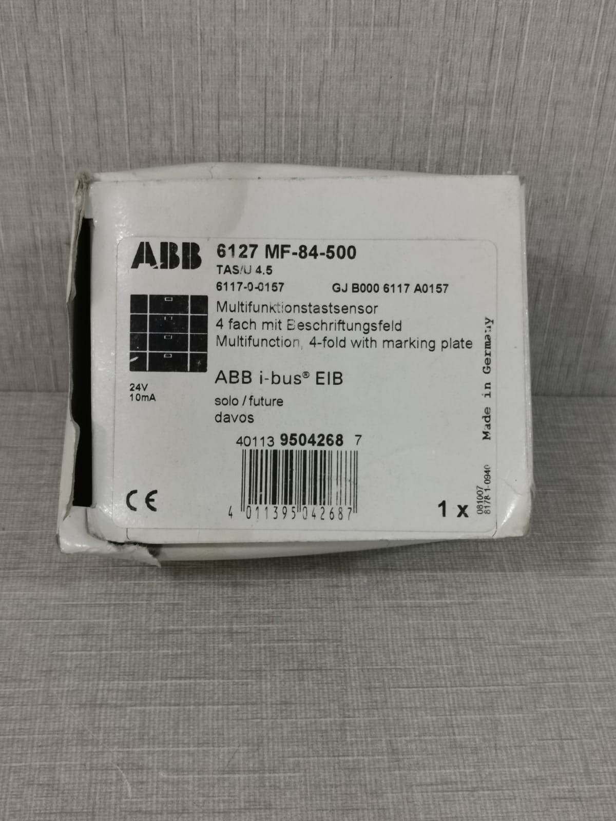 ABB MF-84-500 ABB 6127 MF-84-500- TAS/U 4.5 6117-0-0157 MARKING PLATES 2