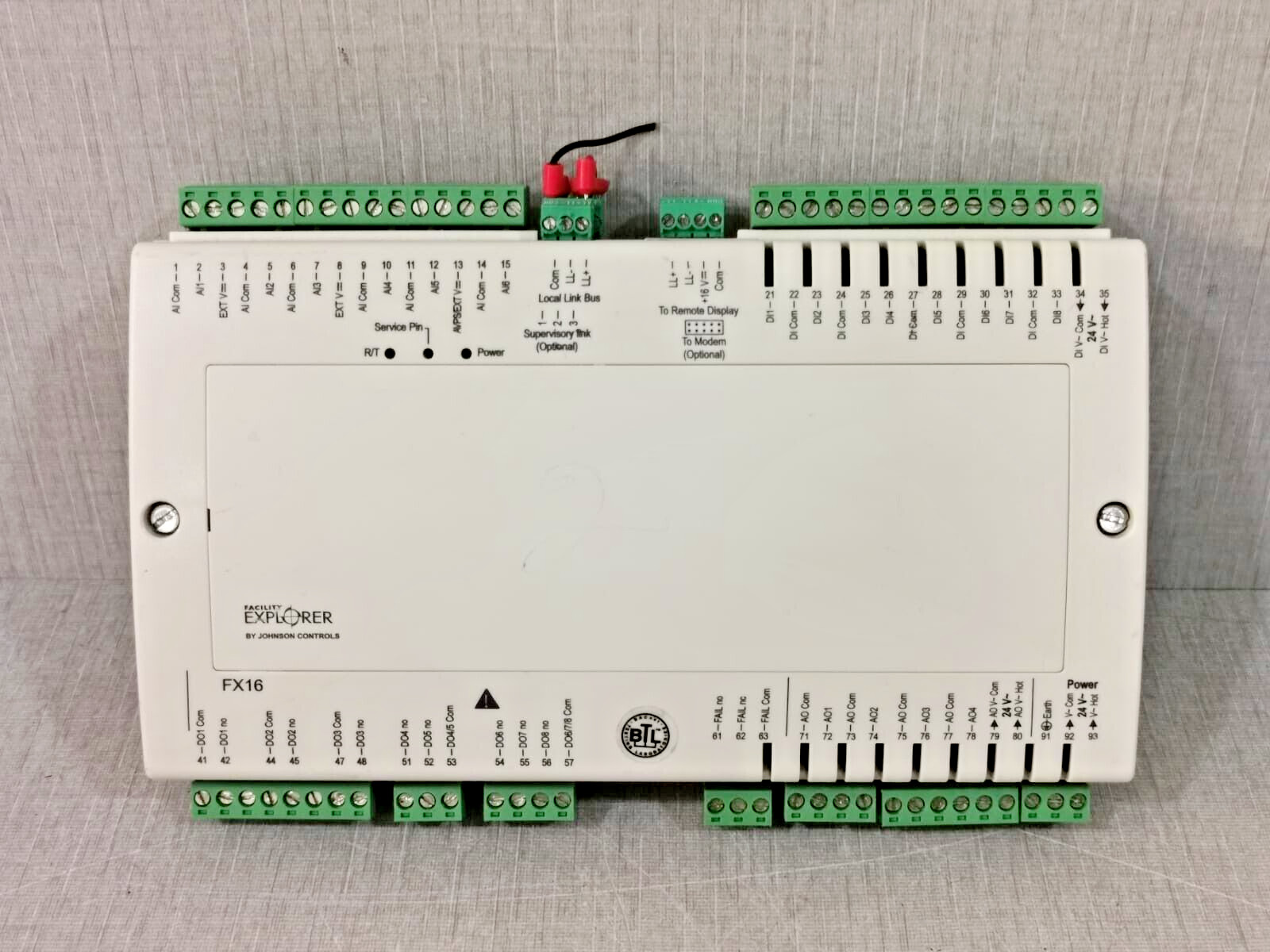 Johnson Controls FX16X04-000C Johnson Controls FX16 LP-FX16X04-000C W/ Damaged Case 2