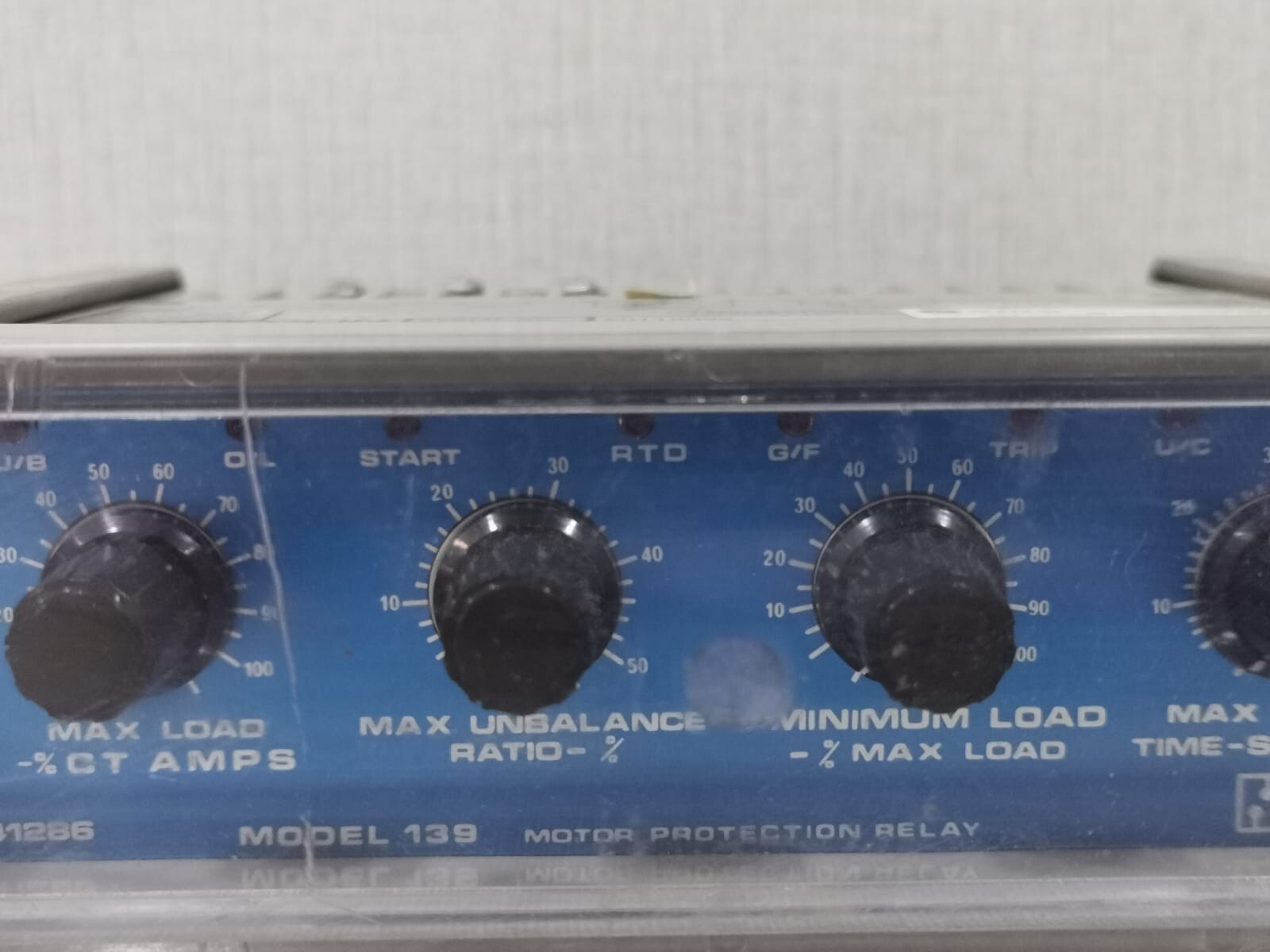 GE 139 H51AB01110100D GF8YA FLC GE MULTILIN 139 H51AB01110100D GF8YA FLC -120 OHM MOTOR PROTECTION RELAY 2