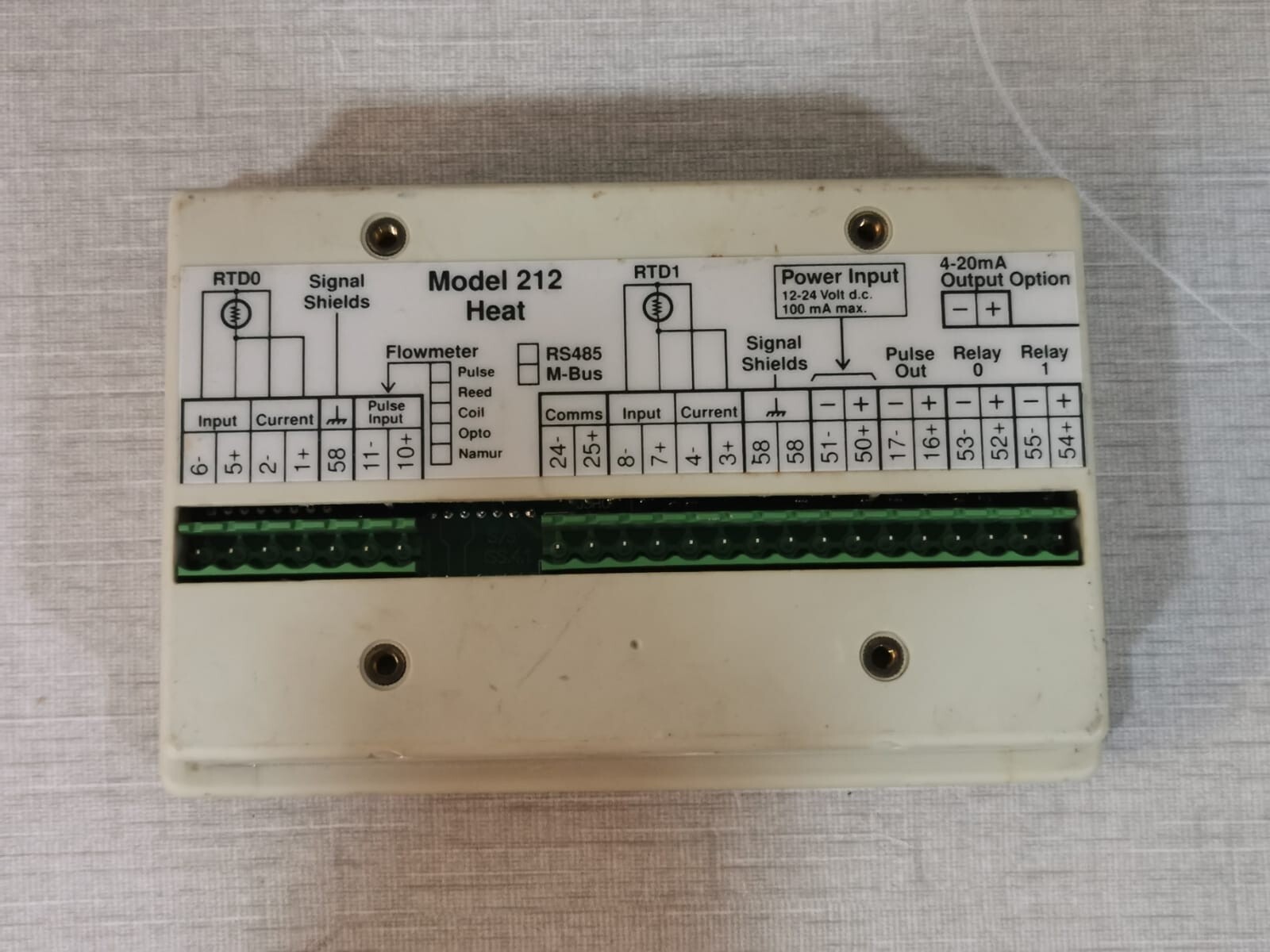 Contrec MODEL-212 Contrec Model 212 Heat Meter Controller 5