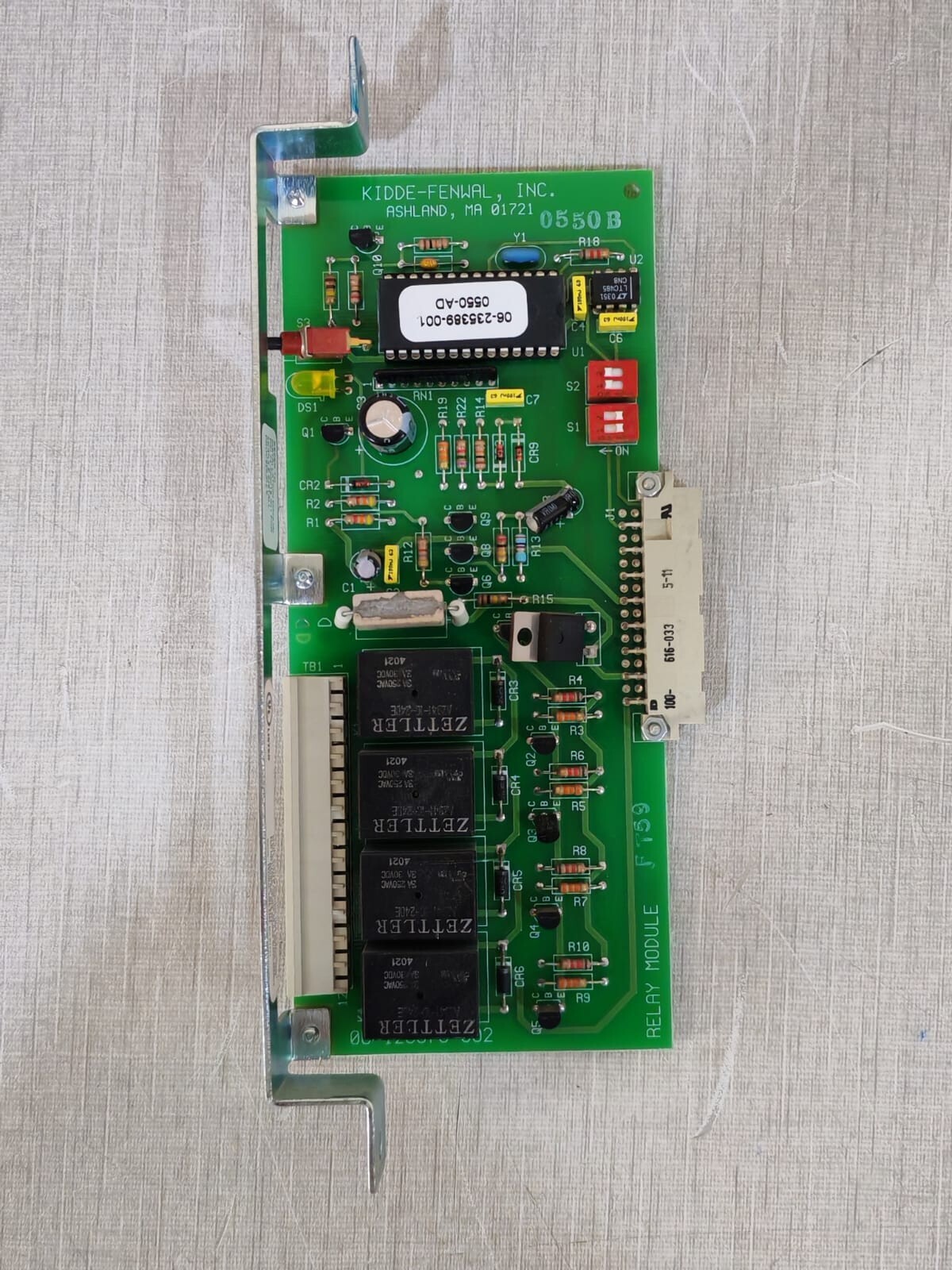 Kidde Fenwal 74-200004-001 Kidde Fenwal 74-200004-001 FIRE ALARM SYSTEM RELAY MODULE PCB CARD 2