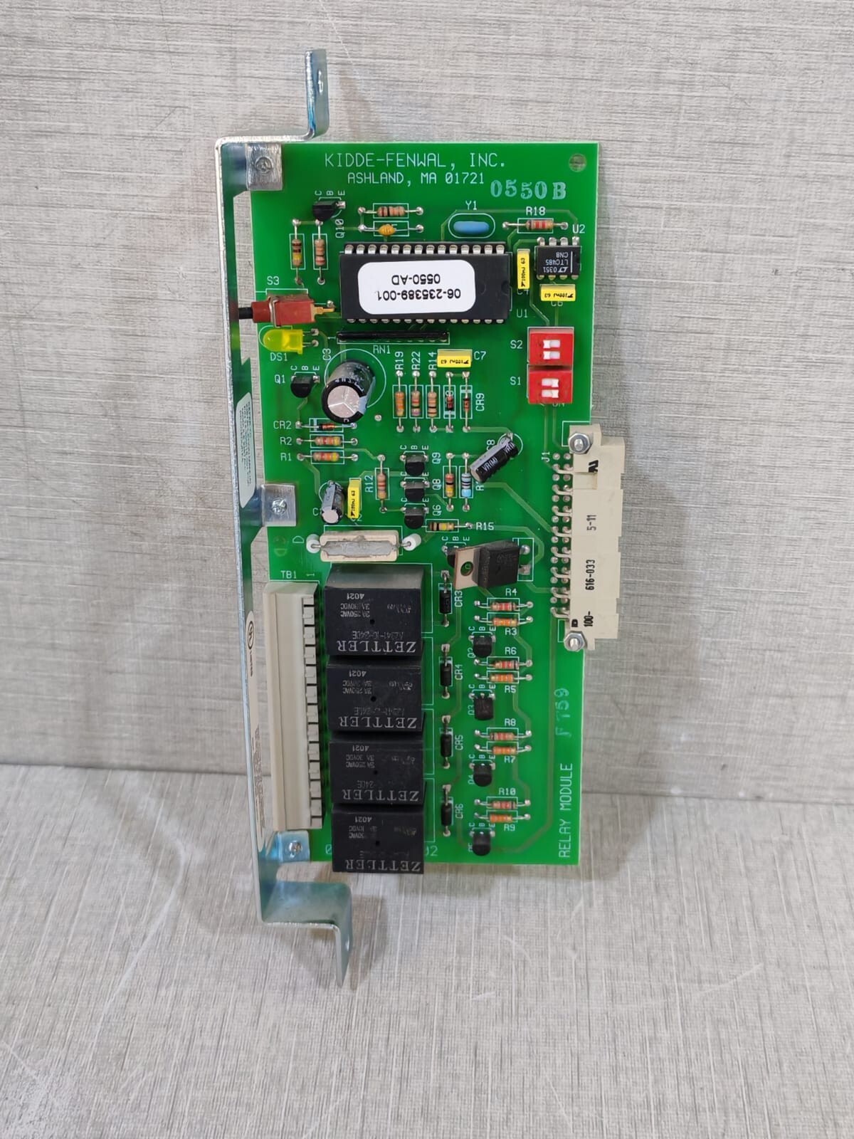 Kidde Fenwal 74-200004-001 FIRE ALARM SYSTEM RELAY MODULE PCB CARD