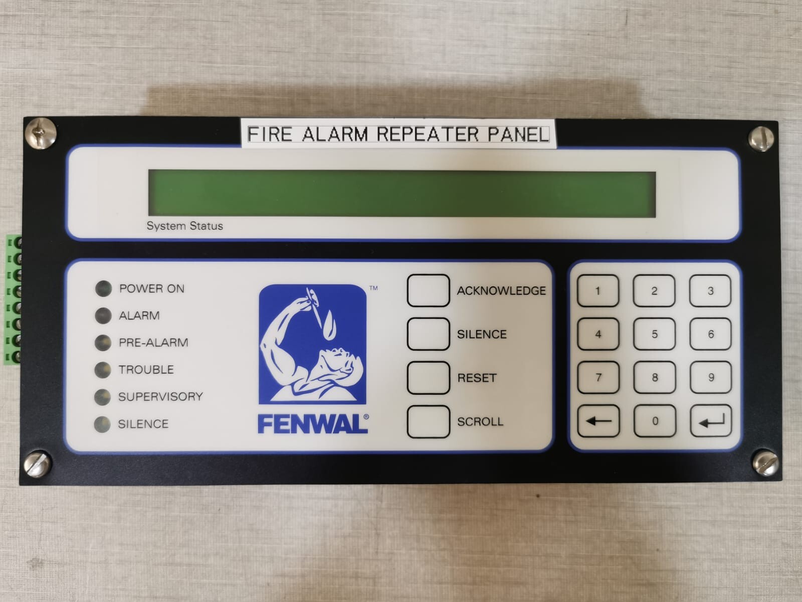 FENWAL Fire Alarm Repeater Panel Display FENWAL Fire Alarm Repeater Panel Display with Board 2