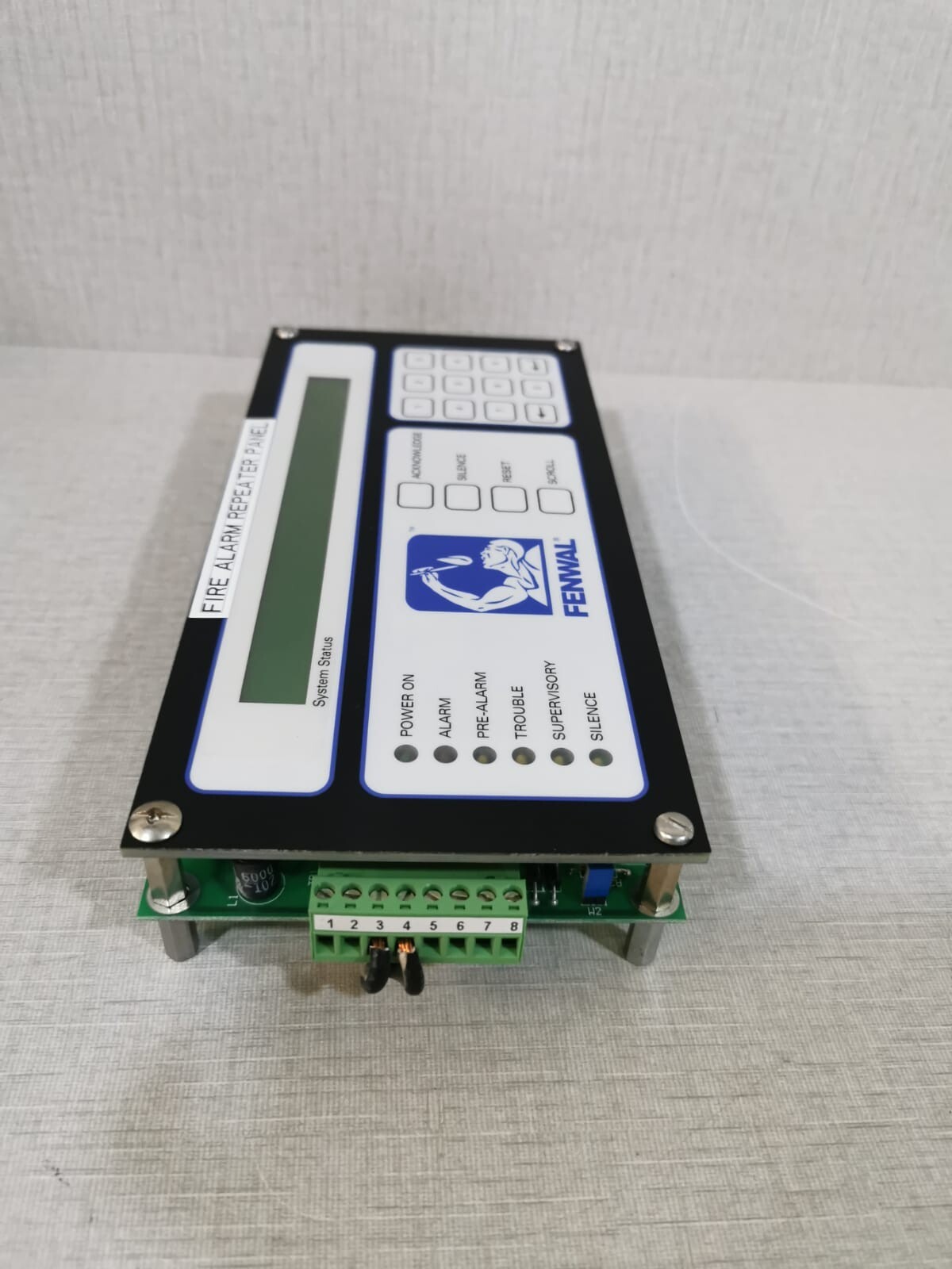 FENWAL Fire Alarm Repeater Panel Display FENWAL Fire Alarm Repeater Panel Display with Board 6