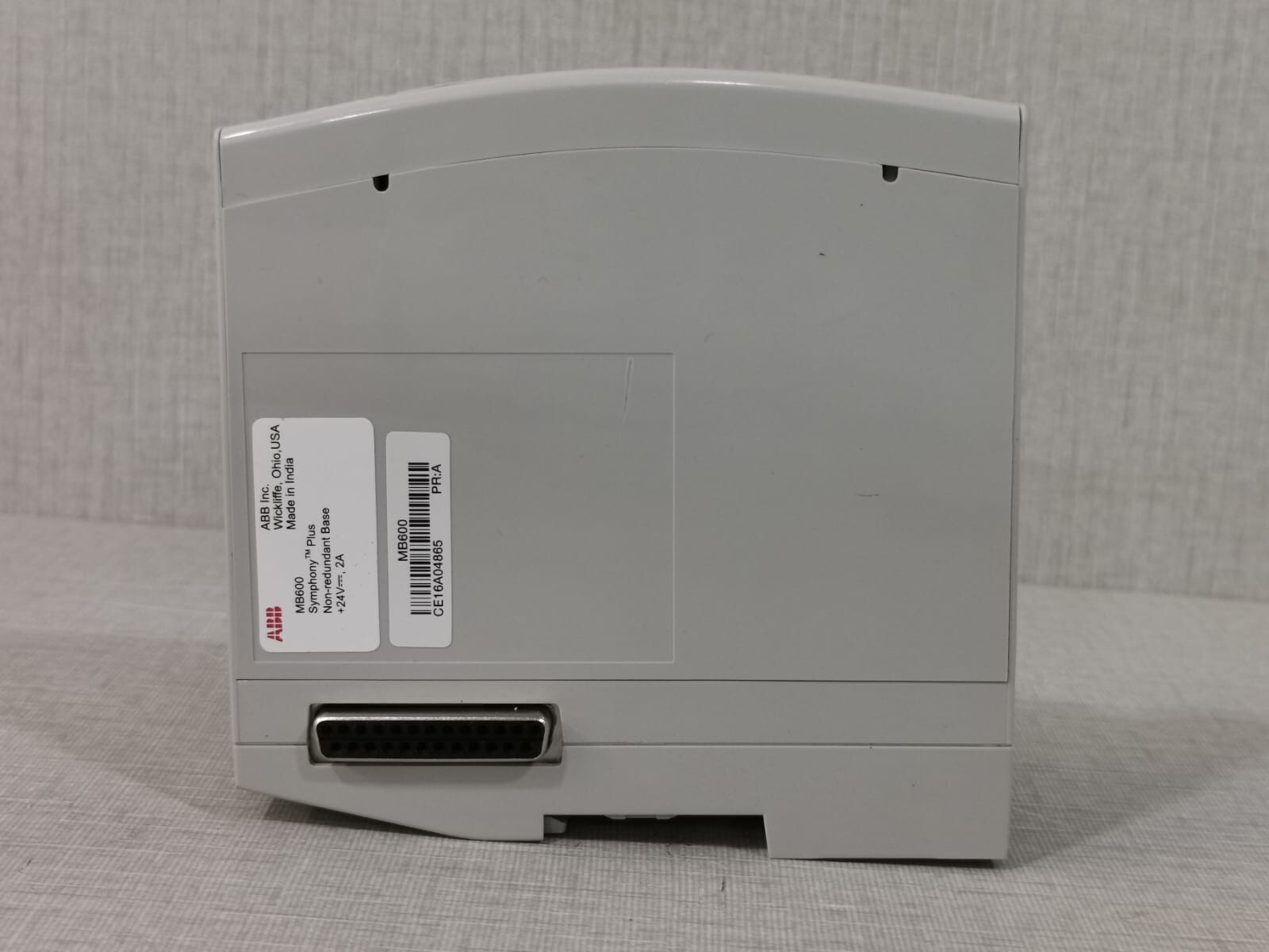 ABB MB600 ABB MB600 Symphony Plus Non-Redundant Base 24V 10
