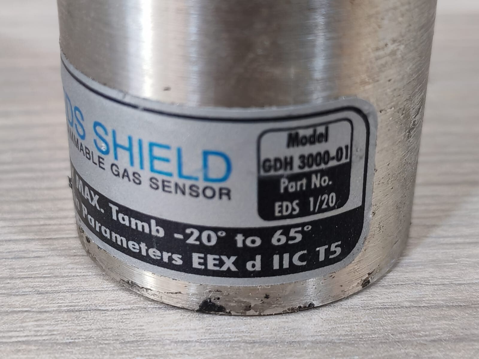 EDS GDH-3000-01- EDS 1/20 EDS SHIELD GDH-3000-01- EDS 1/20 FLAMMABLE GAS SENSOR 3
