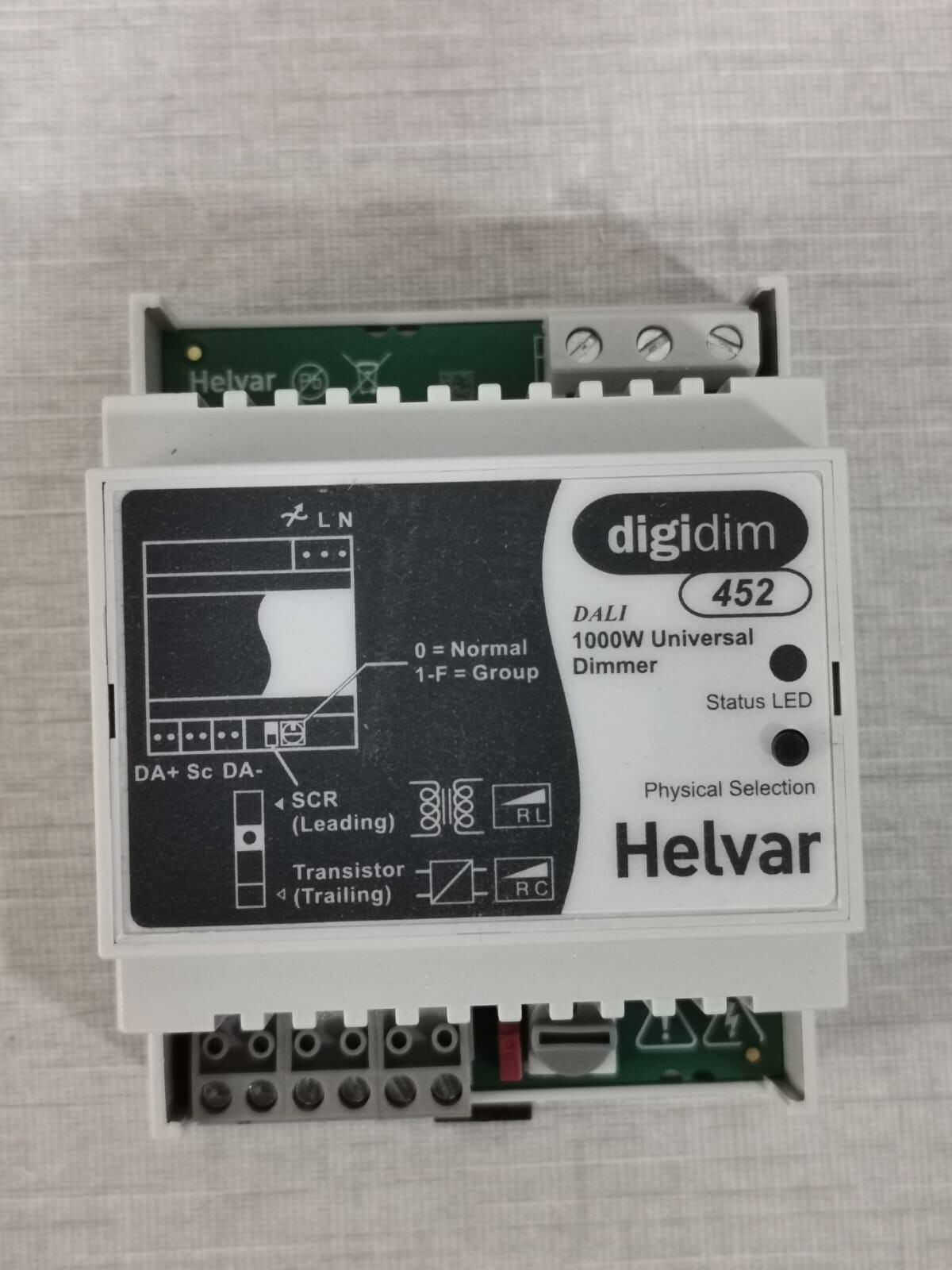 Helvar 452 HELVAR DigiDim 452 DALI 1kW Universal Dimmer 3