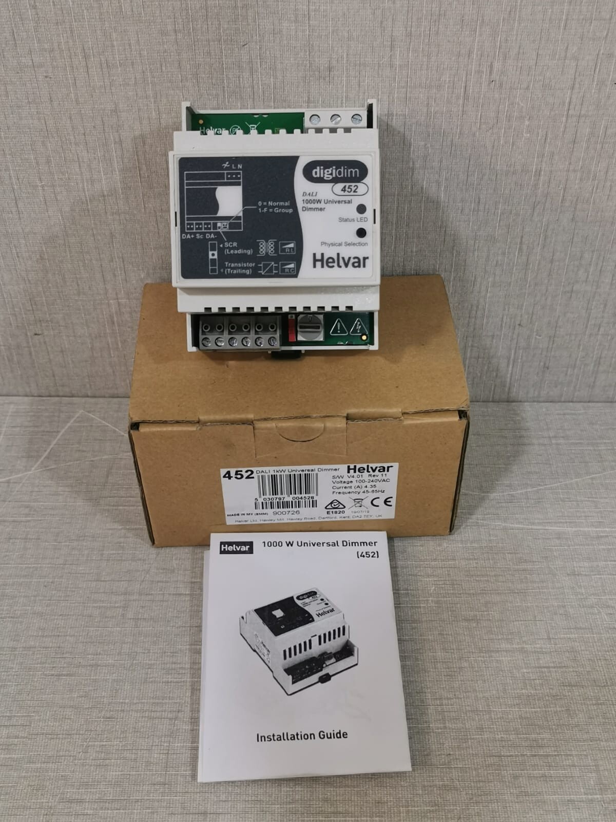 HELVAR DigiDim 452 DALI 1kW Universal Dimmer