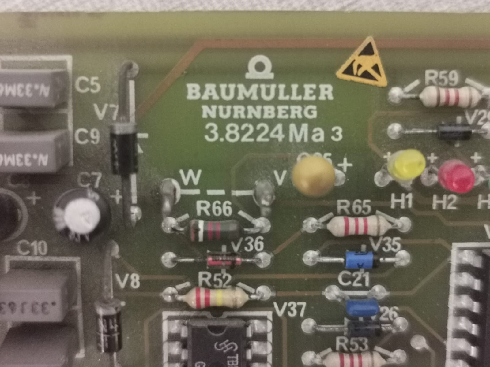 BAUMULLER NURNBERG 3.8224 Ma BAUMULLER NURNBERG 3.8224 Ma DC CONTROLLER 2