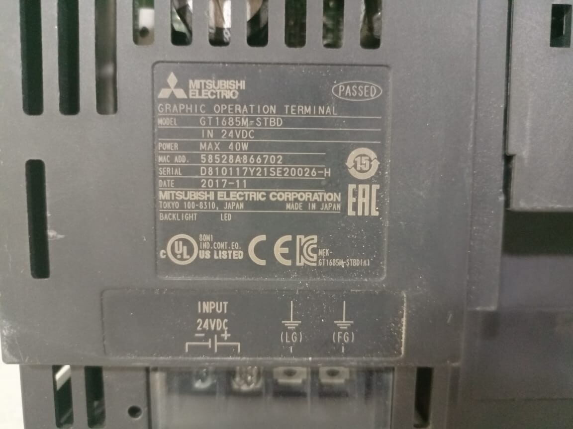 Mitsubishi GOT1000 Mitsubishi GOT1000 GT1685M-STBD Graphic Operation Panel 5