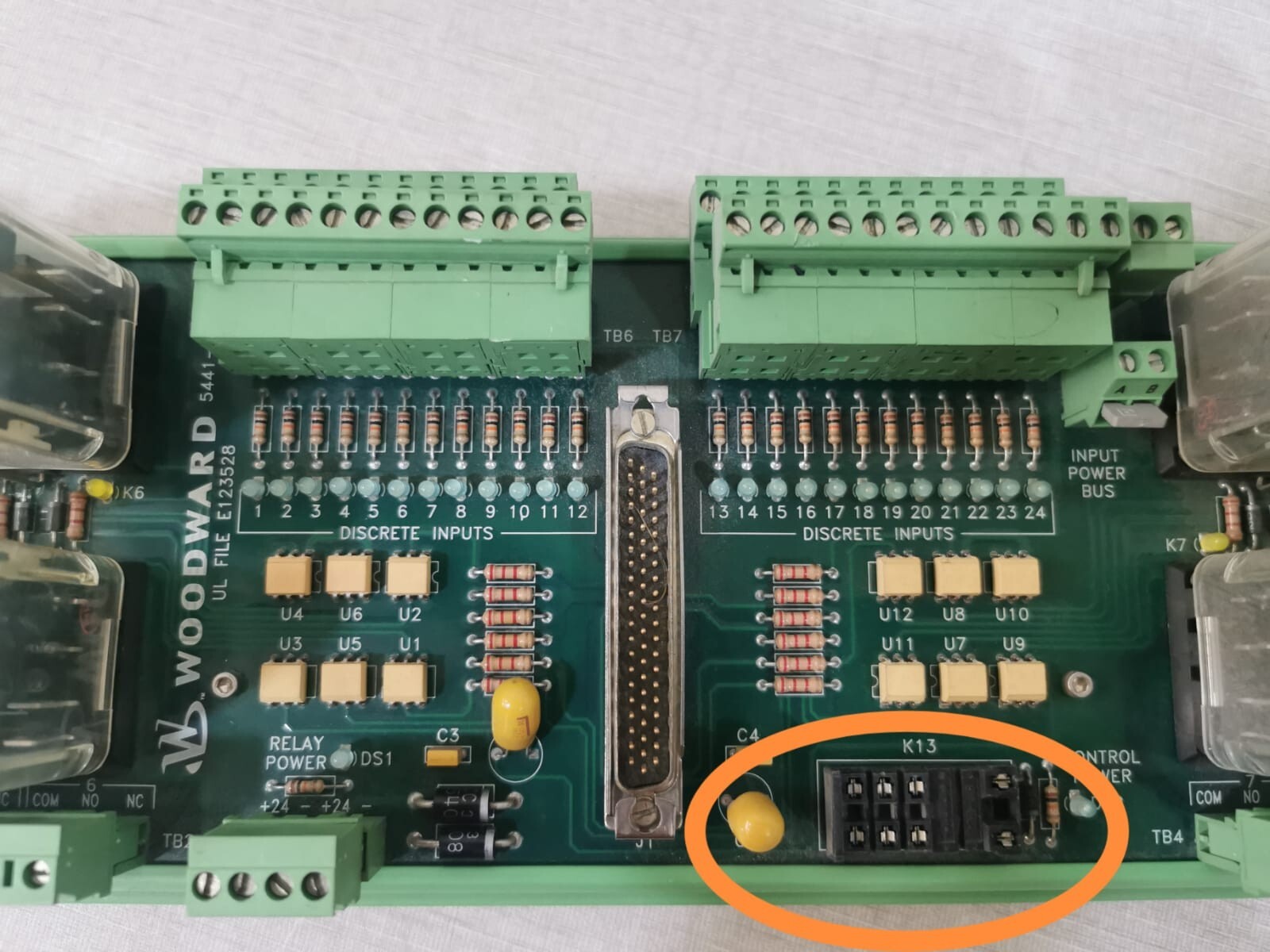 Woodward 5441-693 WOODWARD 5441-693 DIGITAL I/O MODULE 3