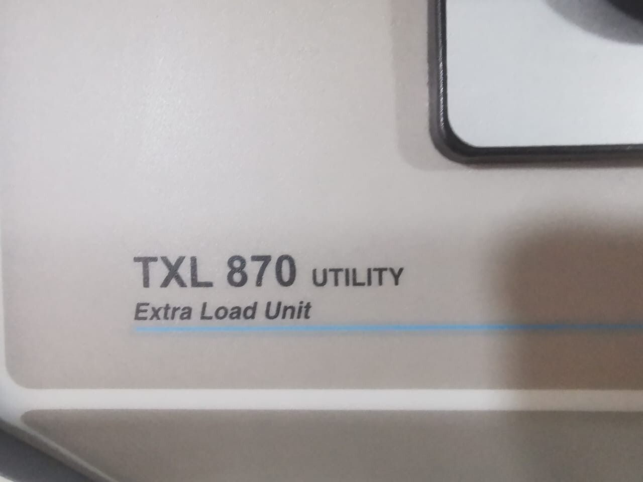 GE TXL 870 GE Energy Services TXL 870 UTILITY Extra Load Unit Programma Products 110-240V 4