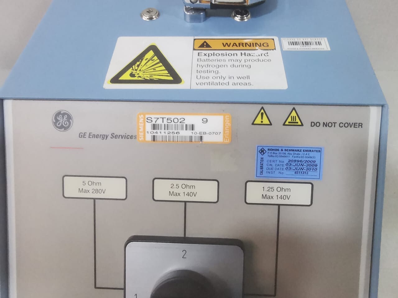 GE TXL 870 GE Energy Services TXL 870 UTILITY Extra Load Unit Programma Products 110-240V 5