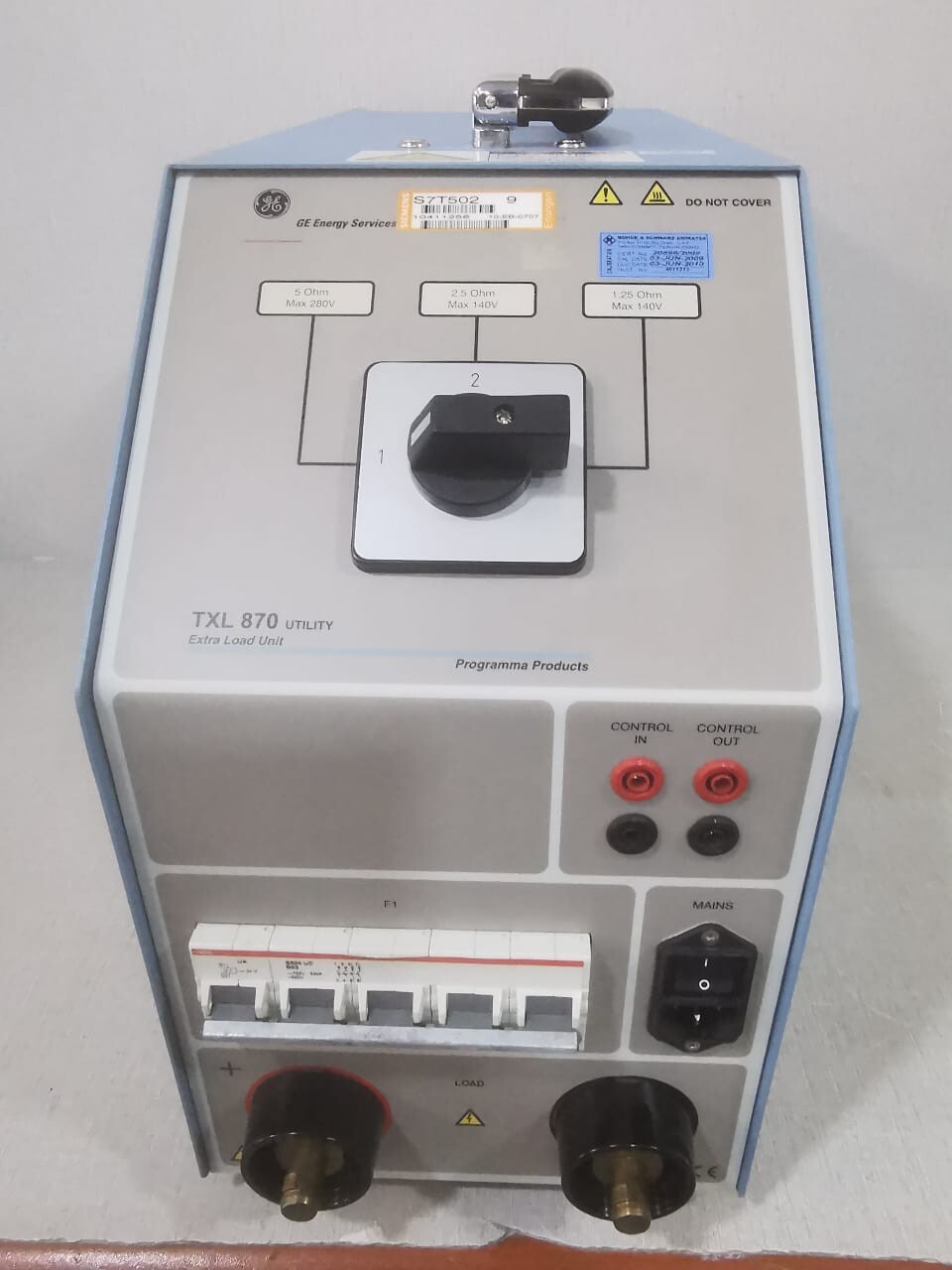 GE Energy Services TXL 870 UTILITY Extra Load Unit Programma Products 110-240V