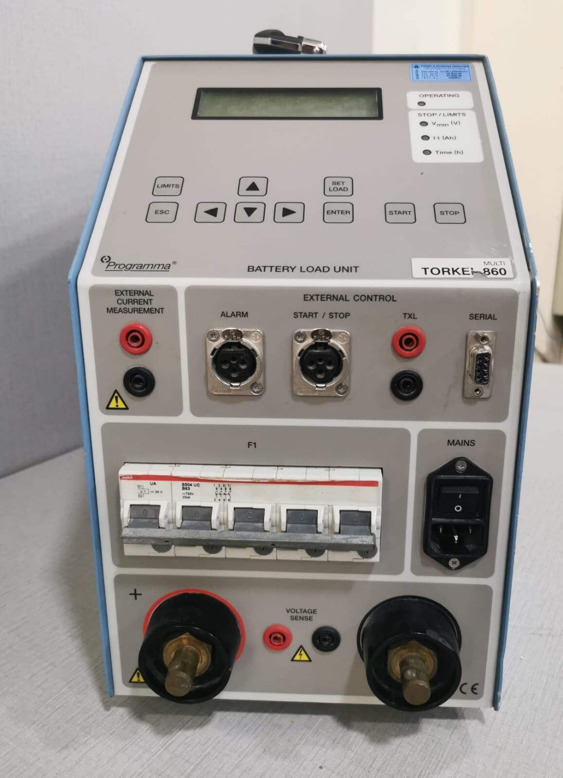 GE TORKEL 860 Programma TORKEL 860 Multi Battery Load Unit Battery Test- TREID & TESTED 2