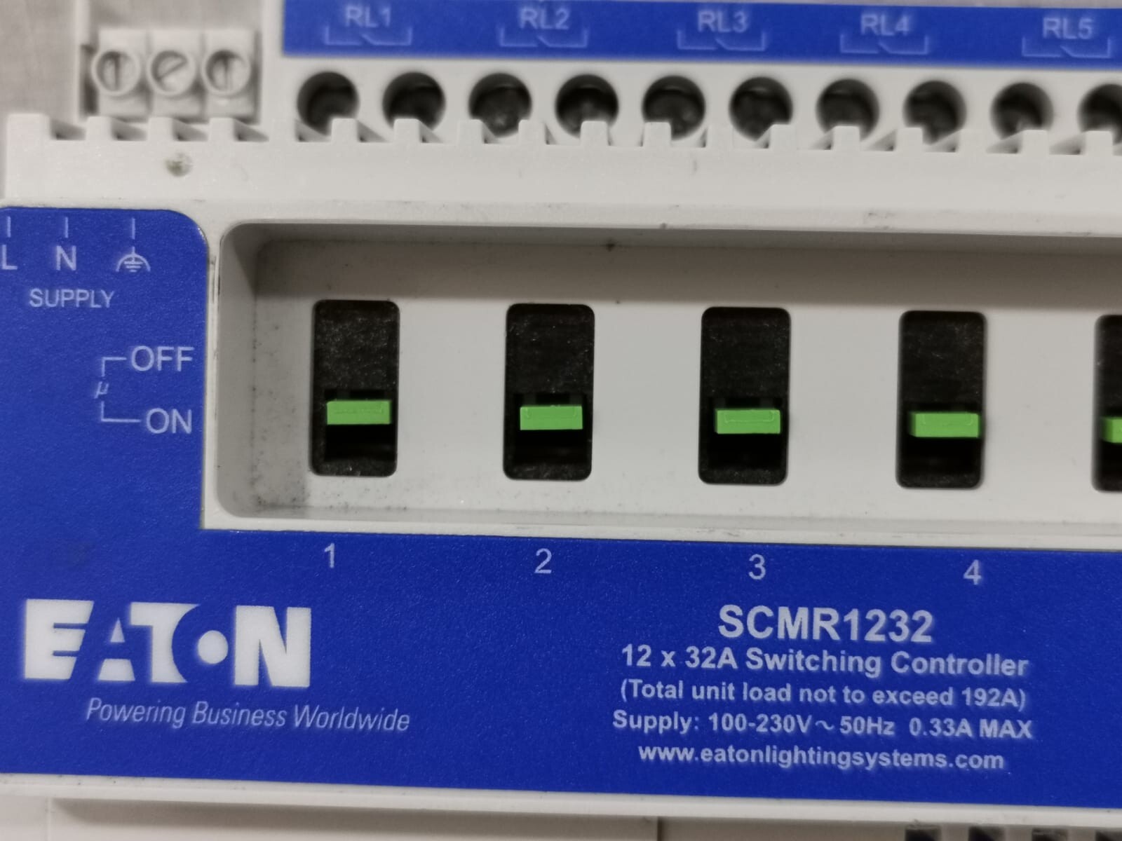Eaton SCMR1232 SCMR1232 Eaton 12 x 32A Switching Controller 100-230V 50Hz 3