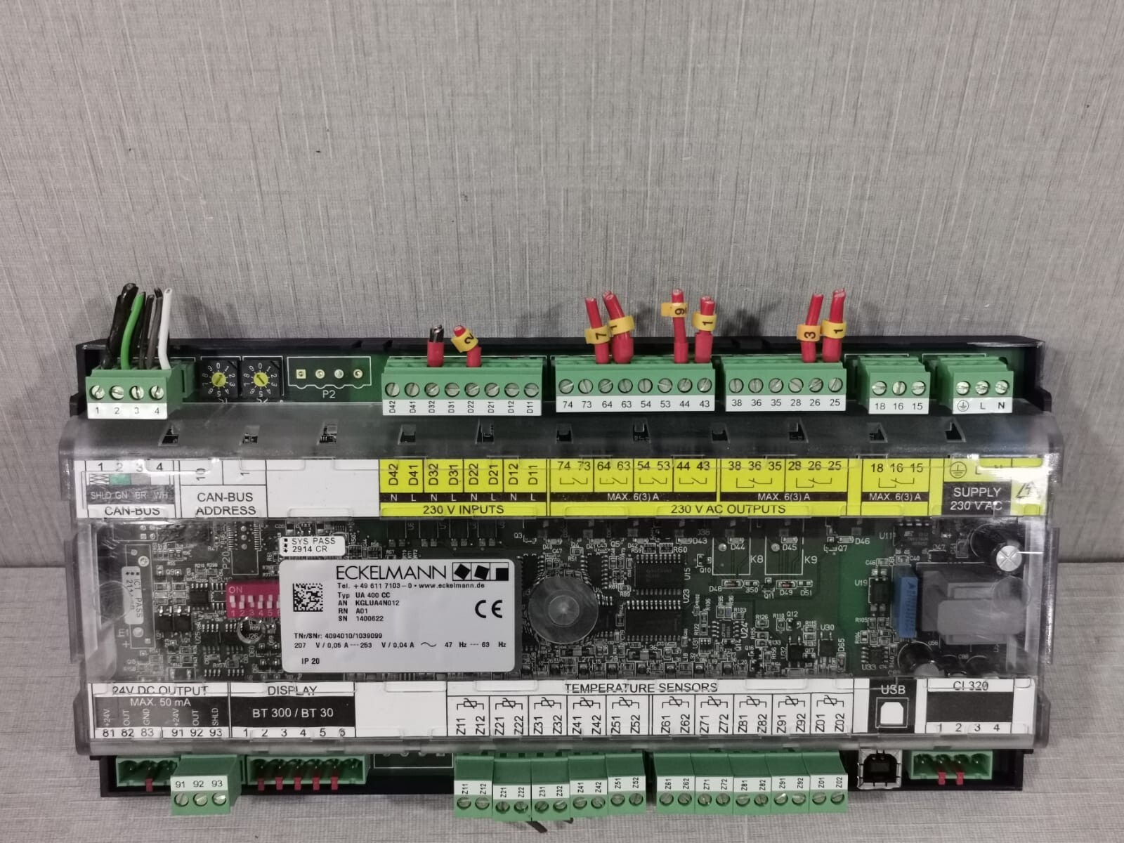 Eckelmann UA 400 CC Cold Storage Controller UA400CC