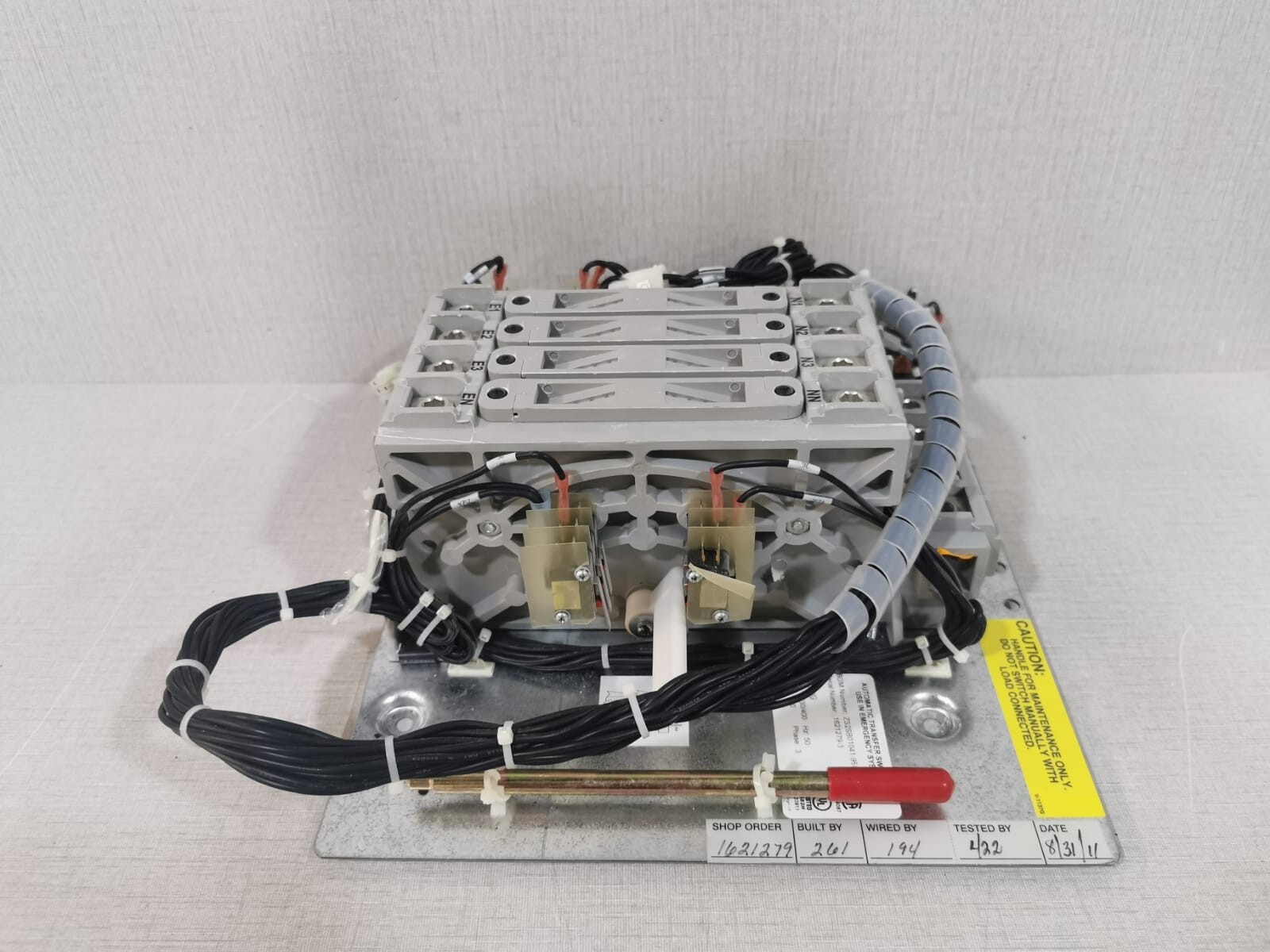 GE ZS2SB01041-95N602X GE ZENITH CONTROLS ZS2SB01041-95N602X AUTOMATIC TRANSFER SWITCH 100 AMP 3 PHASE 6