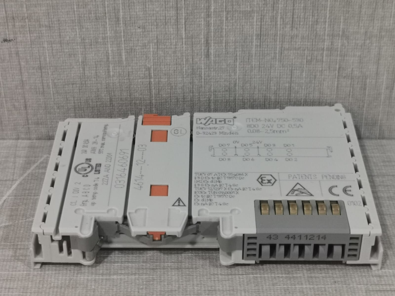 WAGO 750-530 WAGO 750-530 8-channel Digital Output Terminal 3