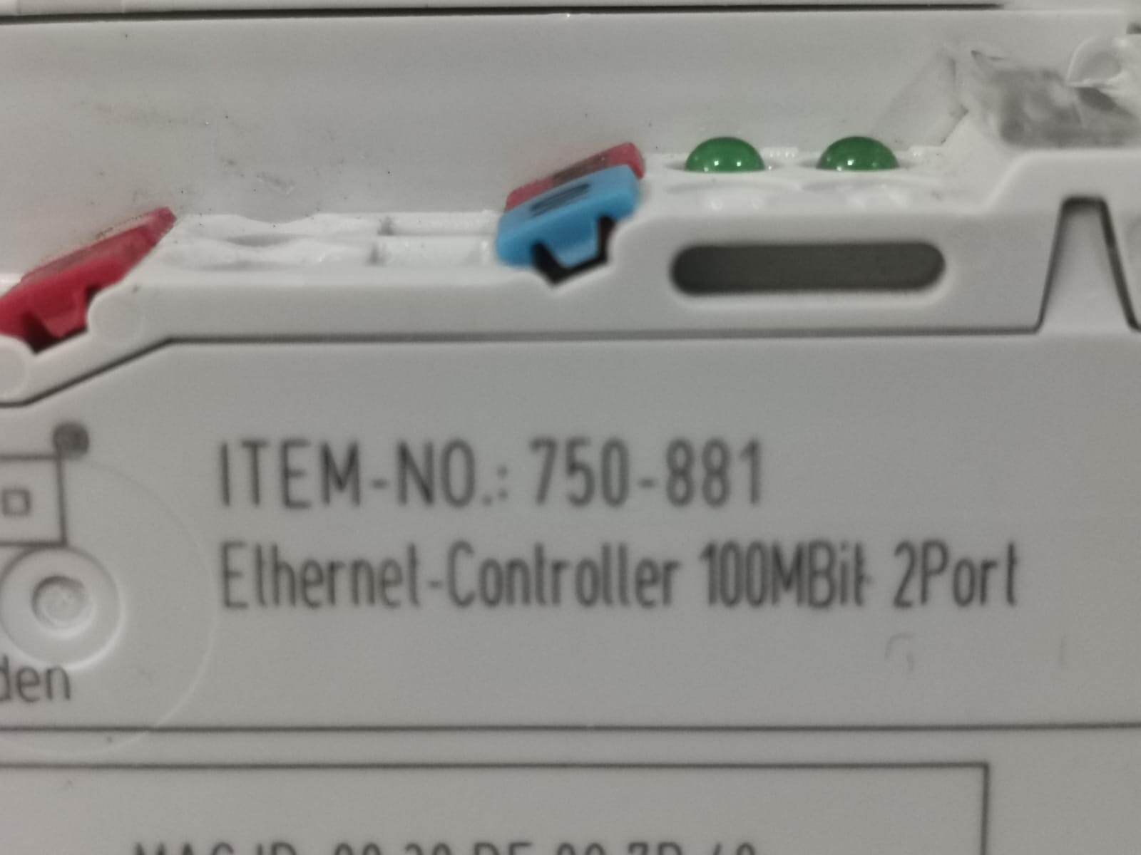 WAGO 750-881 WAGO 750-881 Ethernet Controller 5