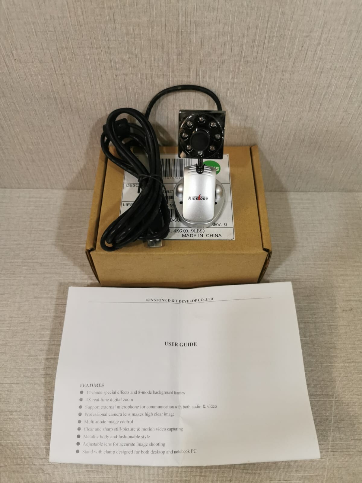 KINSTONE LIEBERT AD-SUSBC STATIONARY USB CAMERA REV: 0