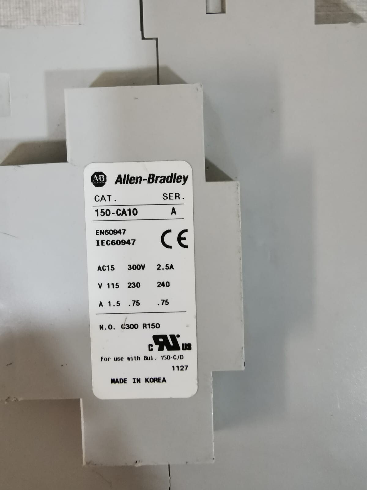 Allen Bradley 150-C37NCD Allen Bradley Soft Starter 150-C37NCD Smart Motor Controller Ser B. - 3 Phase 8
