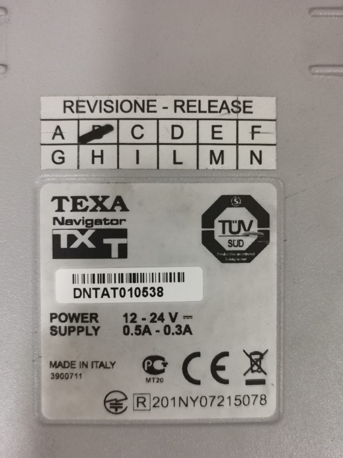 TEXA UNKNOWN Texa Txt Navigator REV.B 12-24V WITH CABLES- WITH BROKEN LOCK CASE 9