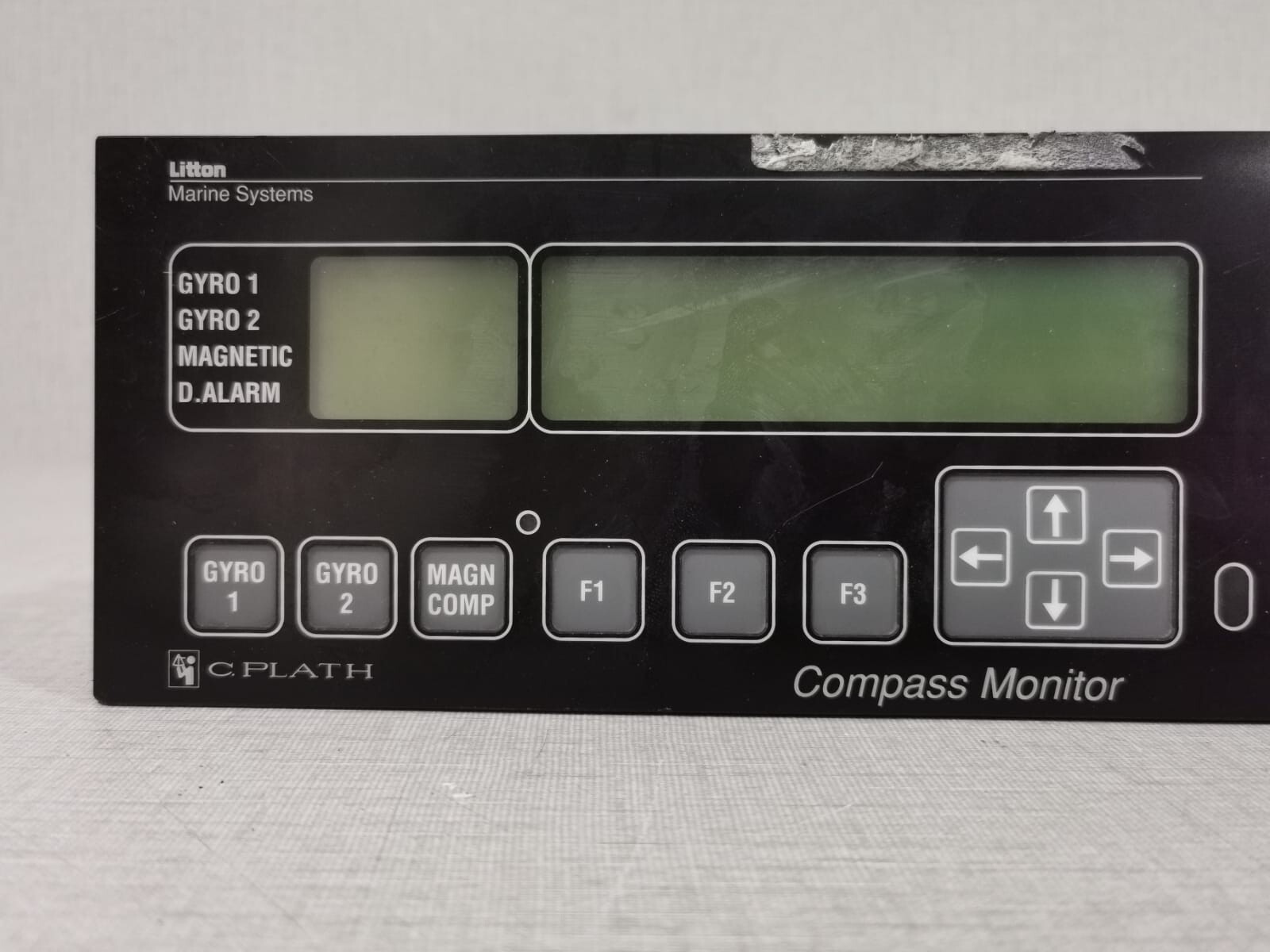 LITTON MARINE SYSTEMS 0419002 Litton 4923 Compass Monitor Control & Display Unit S/N: 0419002, Rev AG 3