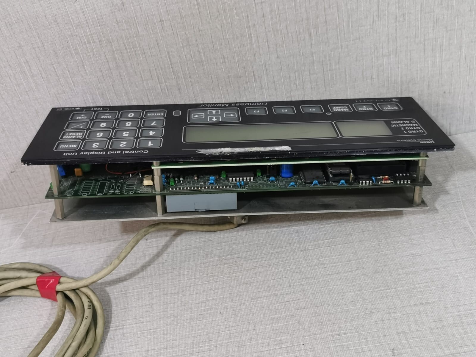 LITTON MARINE SYSTEMS 0419002 Litton 4923 Compass Monitor Control & Display Unit S/N: 0419002, Rev AG 7