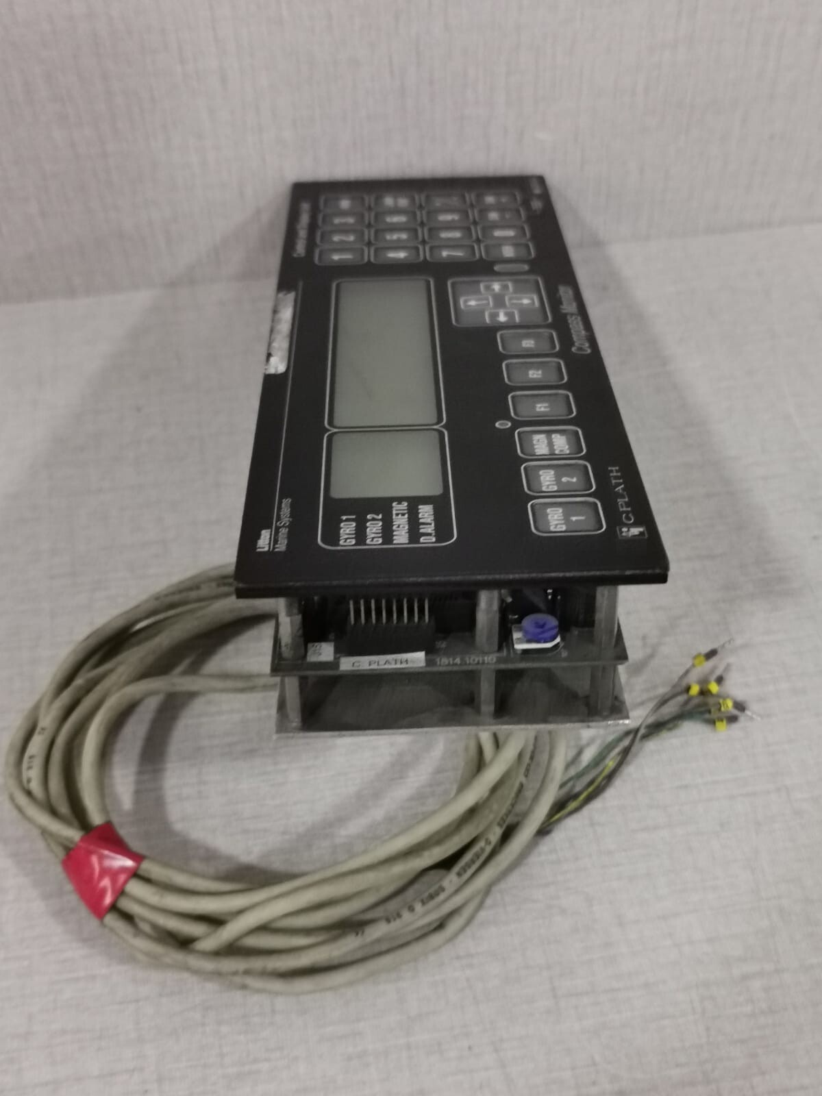 LITTON MARINE SYSTEMS 0419002 Litton 4923 Compass Monitor Control & Display Unit S/N: 0419002, Rev AG 8