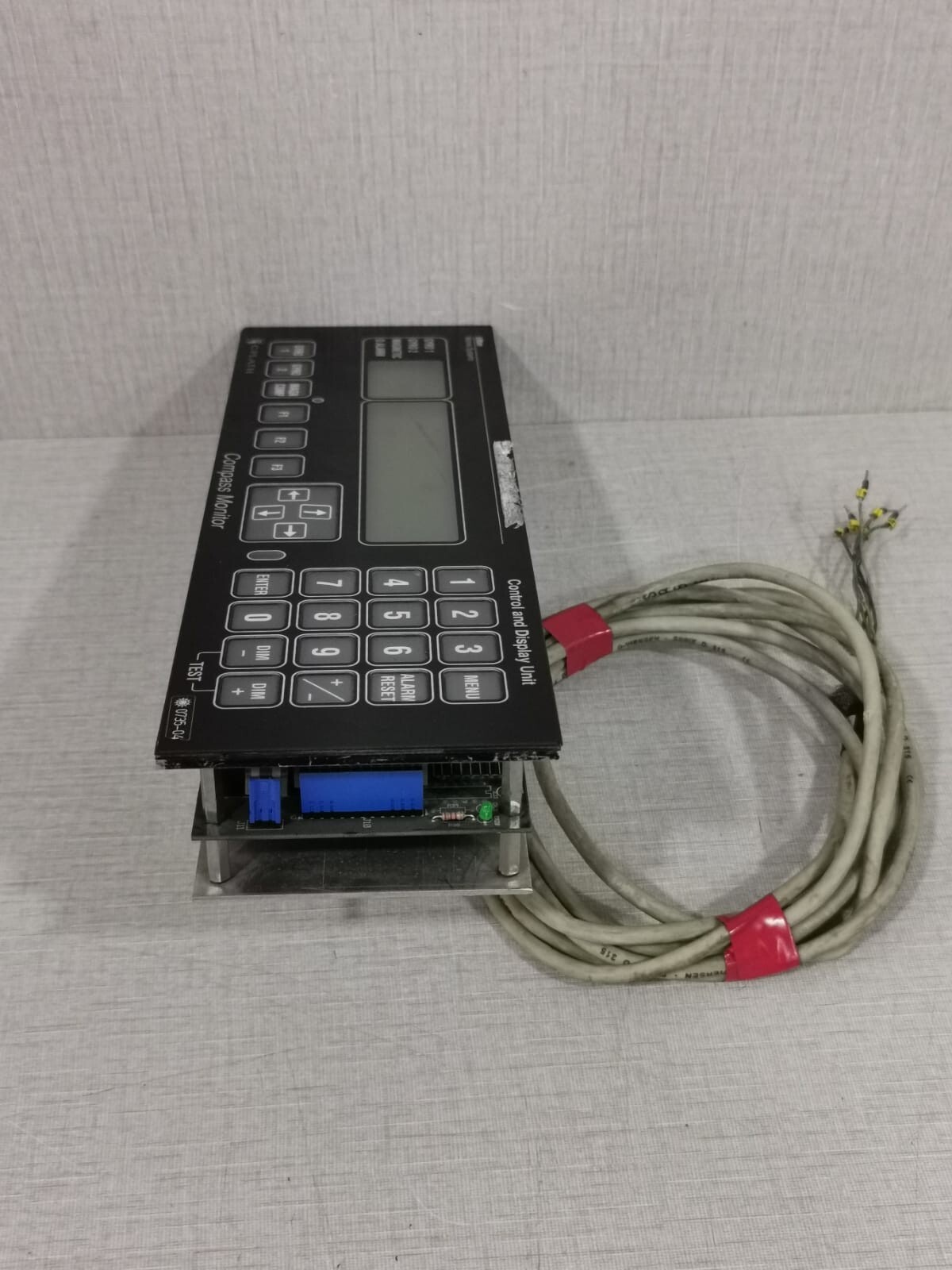 LITTON MARINE SYSTEMS 0419002 Litton 4923 Compass Monitor Control & Display Unit S/N: 0419002, Rev AG 9