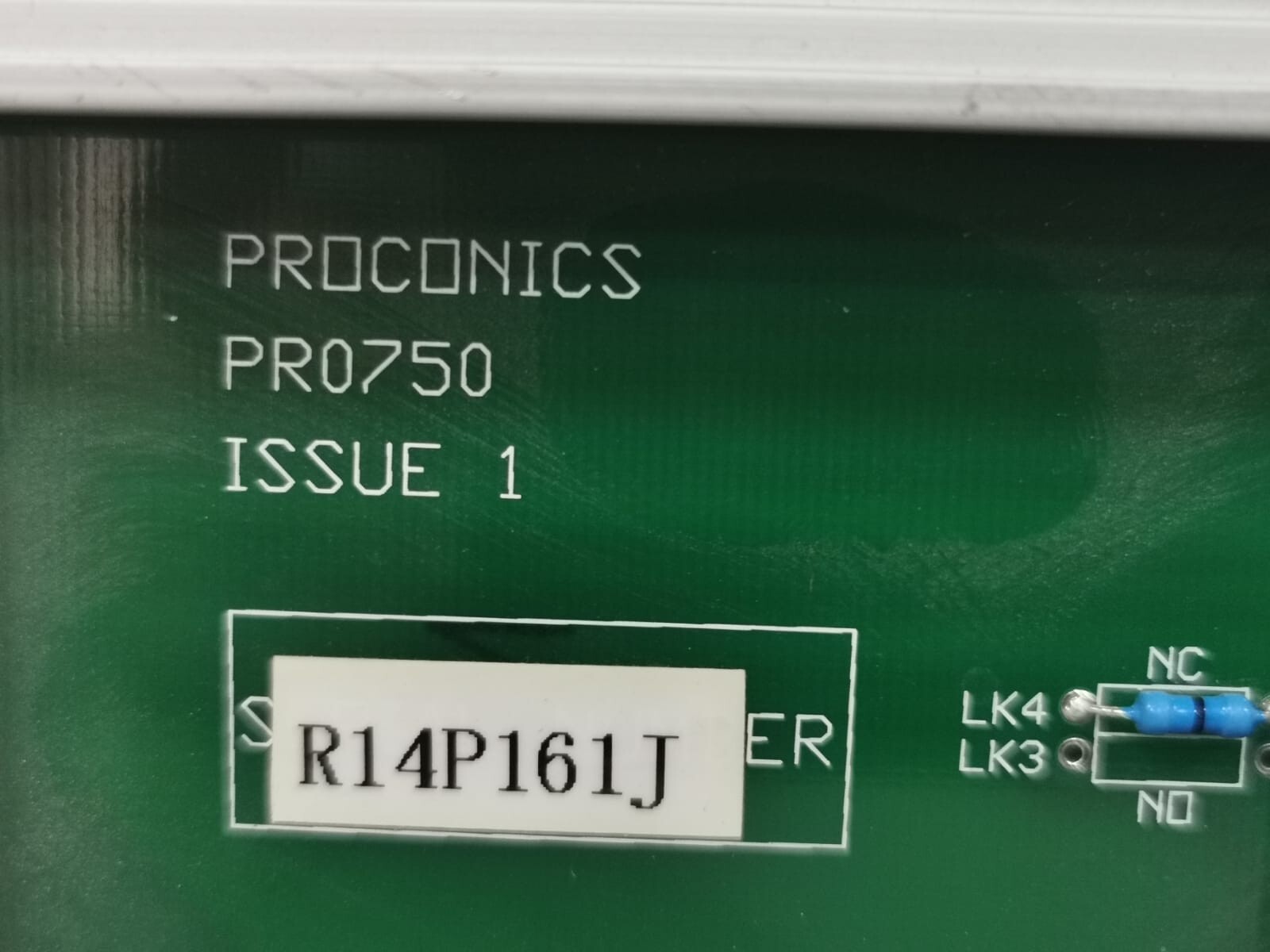 PROCONICS PR0750 PROCONICS PR0750 ISSUE 1 3