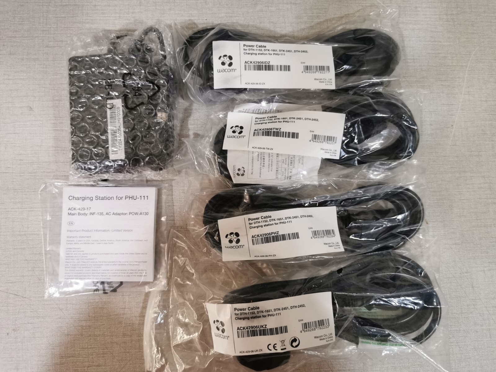 Wacom PHU-111 WACOM INF-A135 Charging Station for PHU-111 9