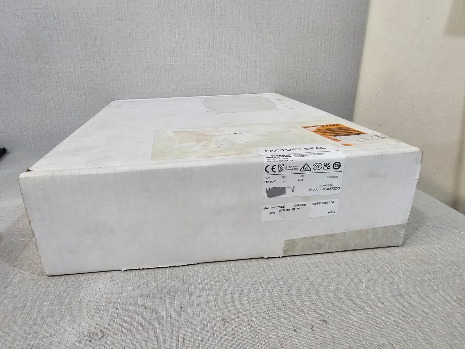 Rockwell T8403C Rockwell Automation T8403C SerC VerO44 Trusted TMR Digital Input Module Sealed 3