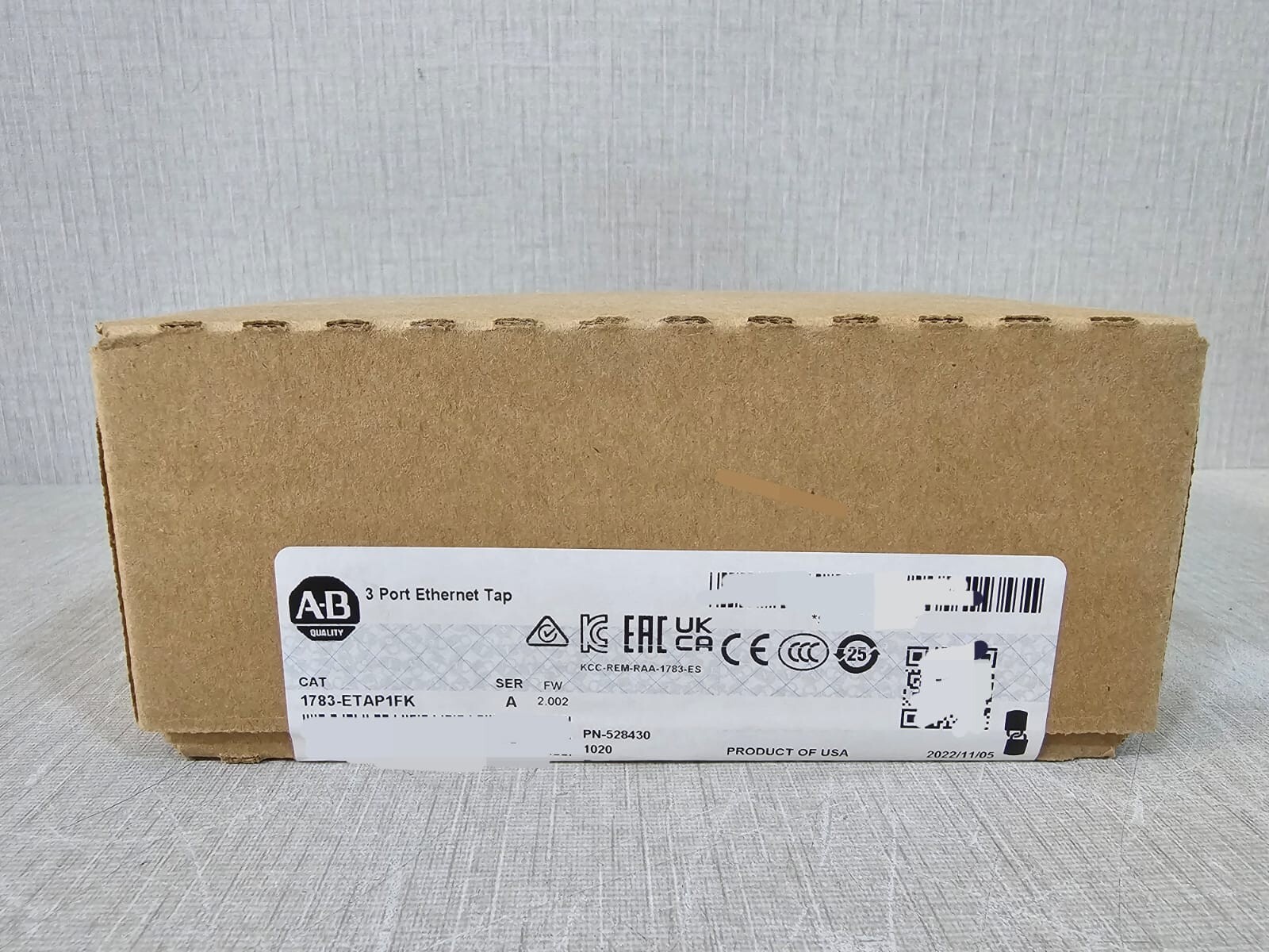 Allen-Bradley 1783-ETAP1FK Allen Bradley 1783-ETAP1FK Ser A FW 2.002 / 3 Port EThernet Tap 3