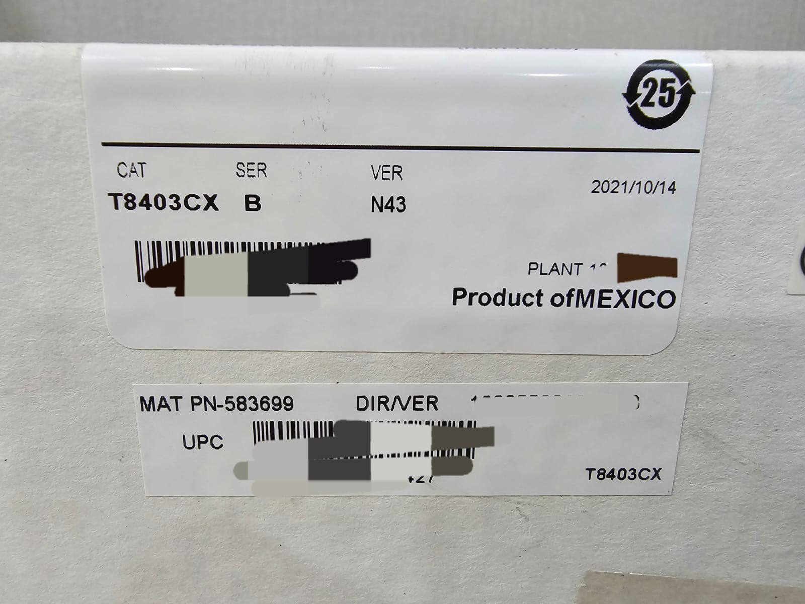 ROCKWELL AUTOMATION T8403CX Ser. B Ver.N43 PN-583699 24VDC DIGITAL INPUT MODULE