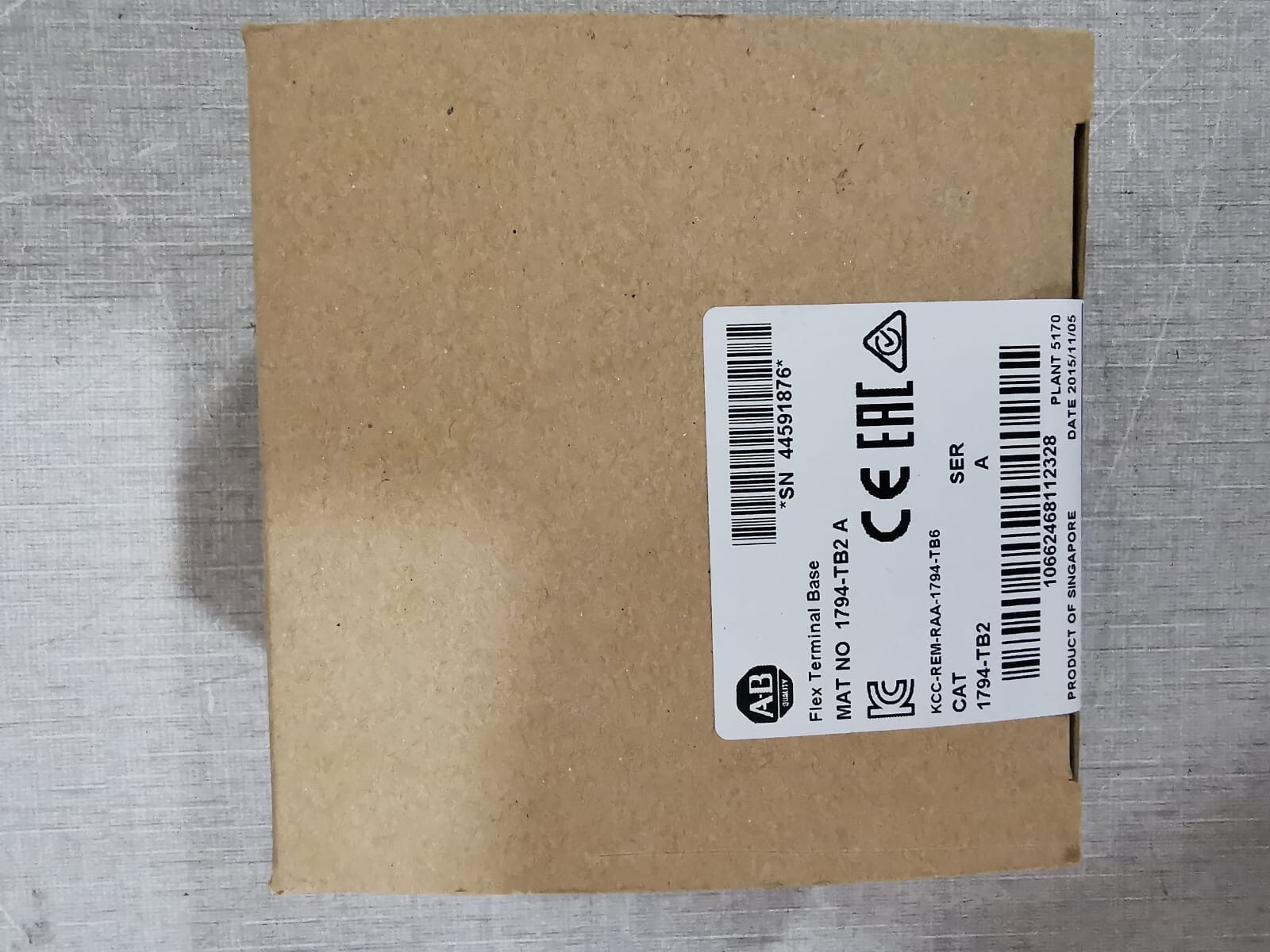 Allen-Bradley 1794-TB2 A Allen-Bradley 1794-TB2 A Flex Terminal Base 3