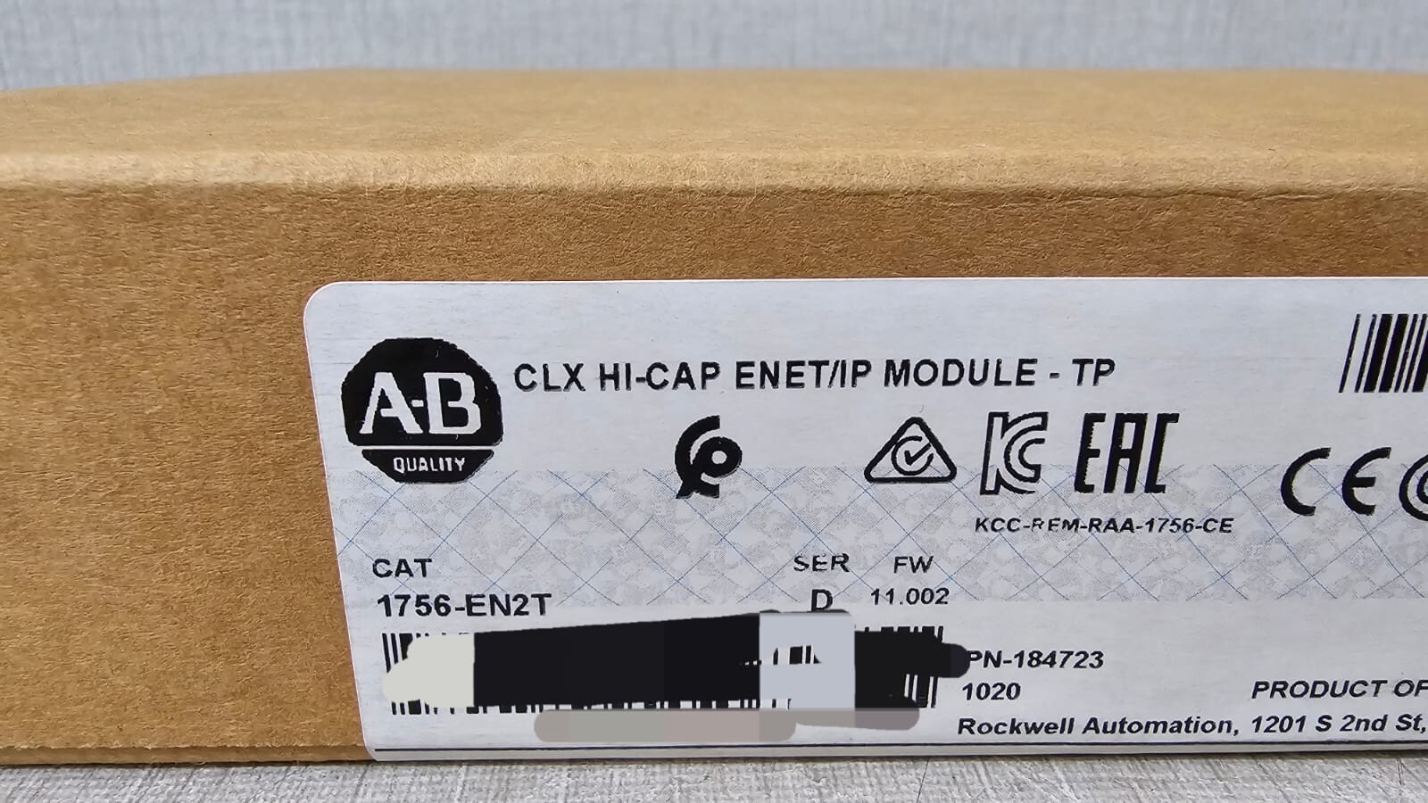Allen-Bradley 1756-EN2T Factory Sealed AB 1756-EN2T SER D ControlLogix EtherNet/IP Module 1756EN2T 2